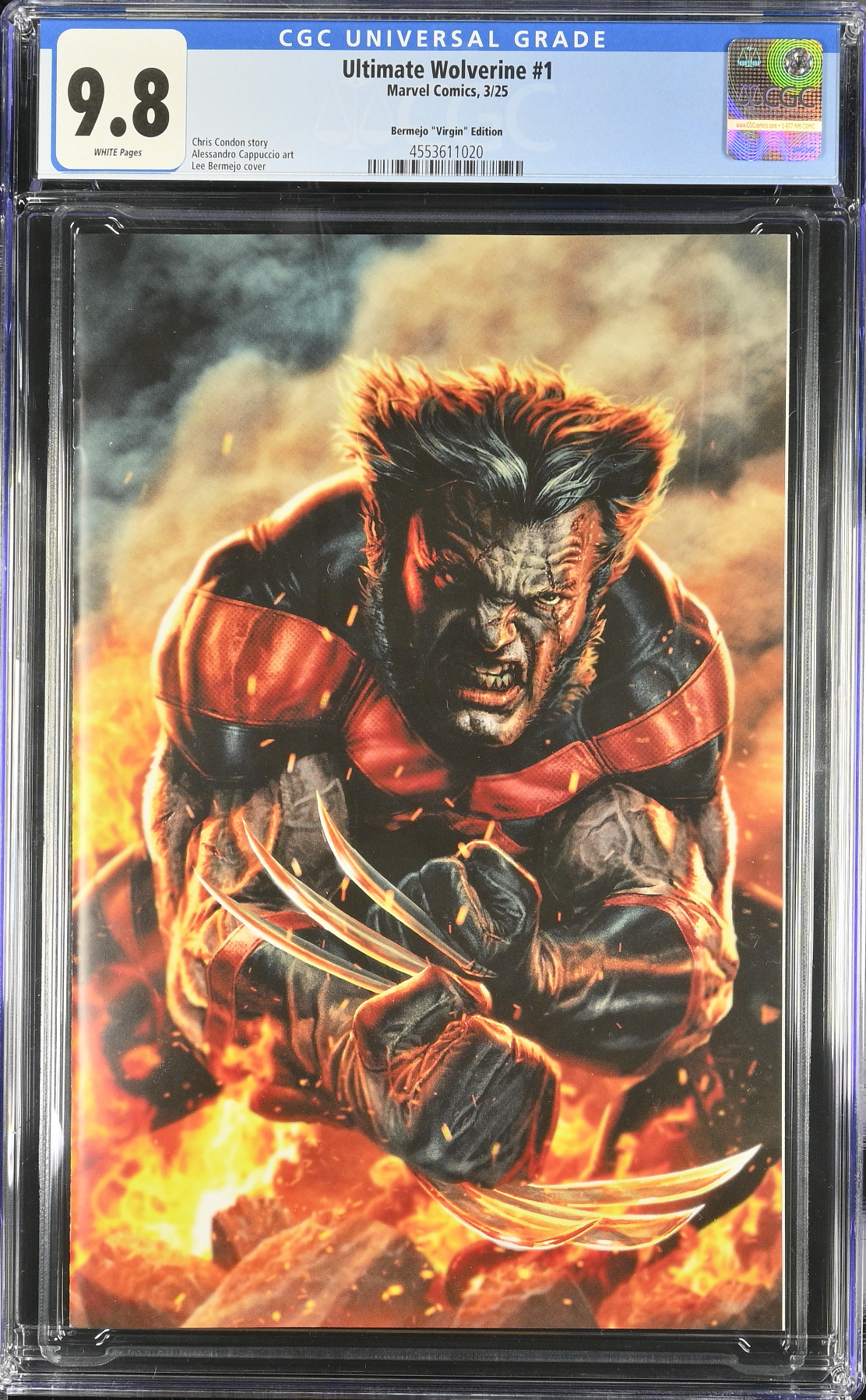 Ultimate Wolverine #1 Bermejo 1:100 Virgin Retailer Incentive Variant CGC 9.8