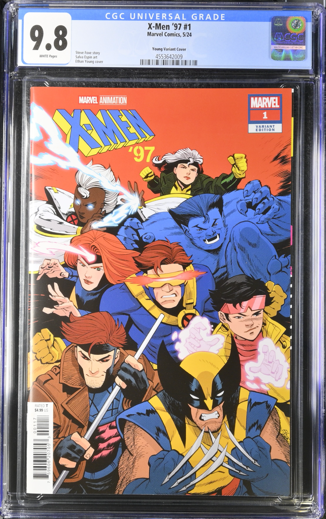 X-Men '97 #1 Young 1:25 Retailer Incentive Variant CGC 9.8