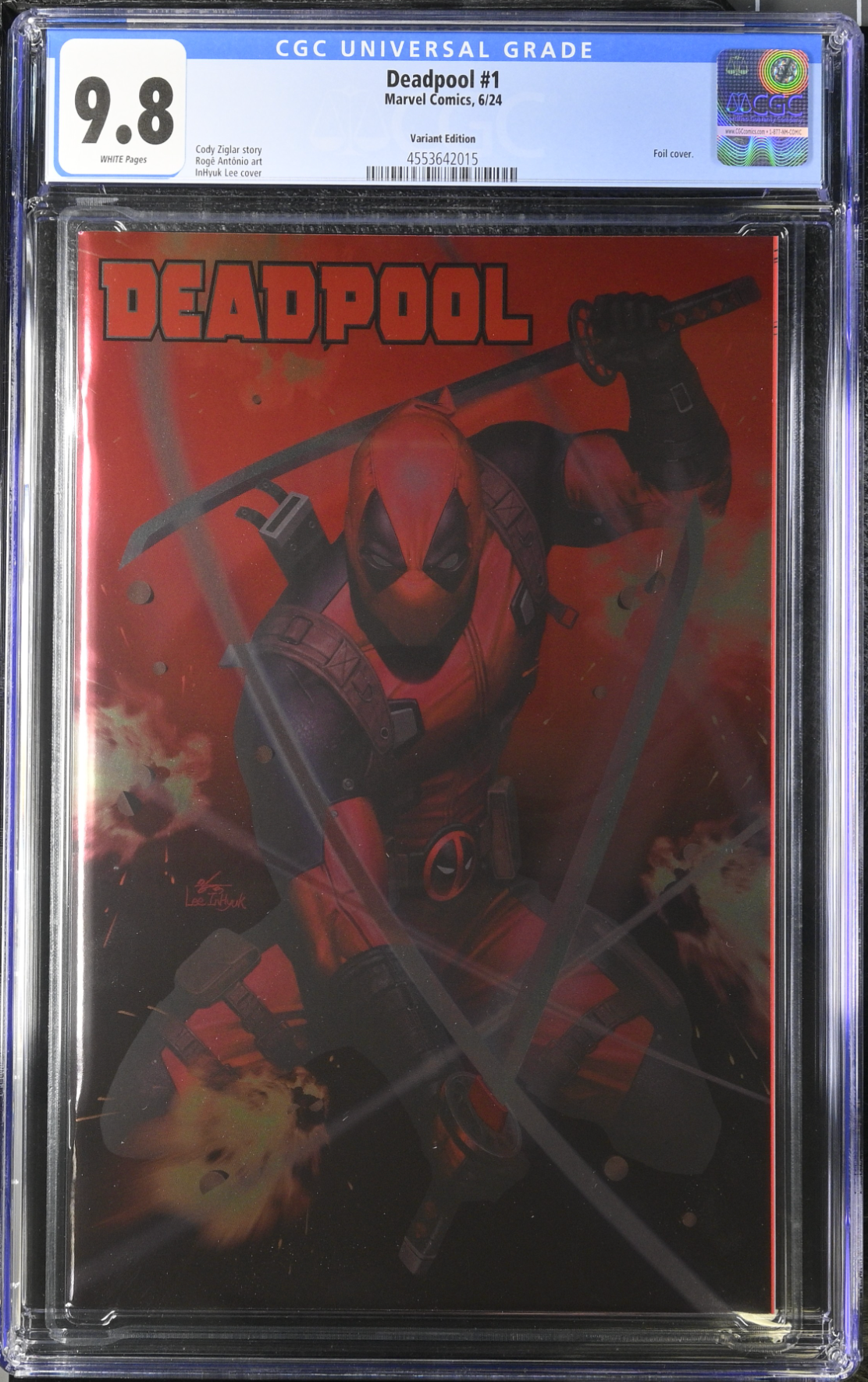 Deadpool #1 InHyuk Lee Foil Variant CGC 9.8