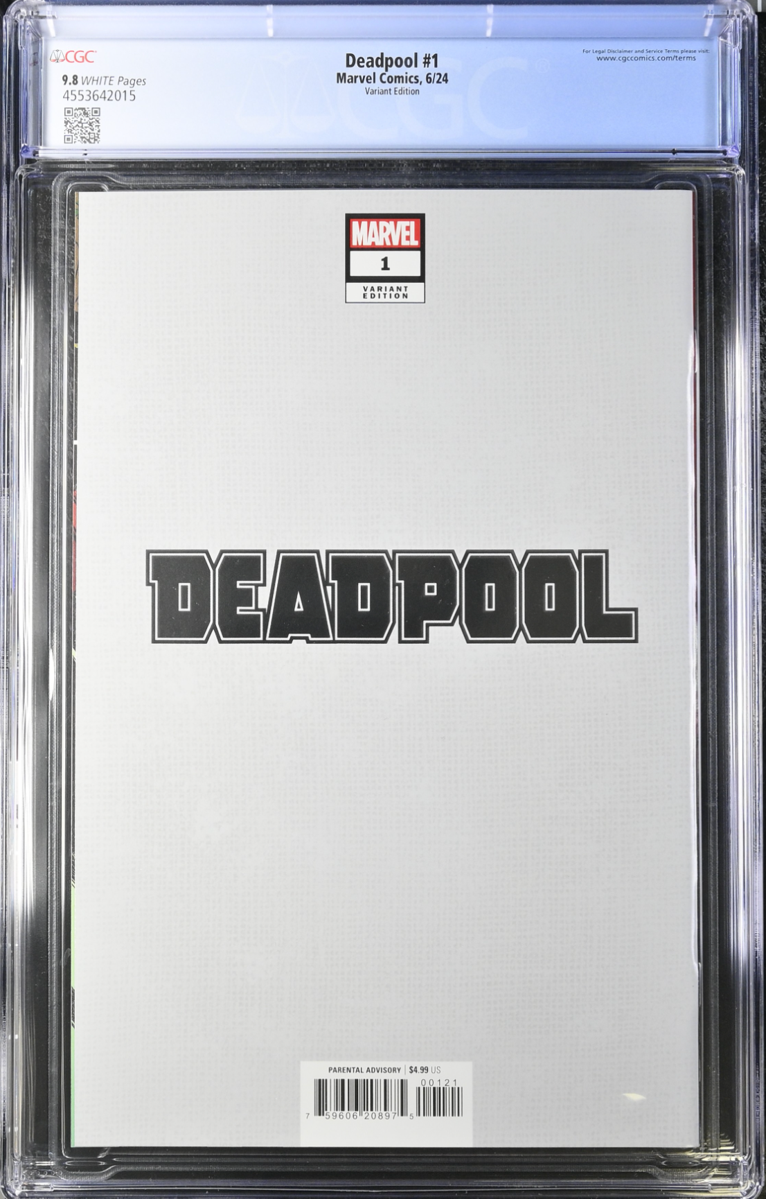 Deadpool #1 InHyuk Lee Foil Variant CGC 9.8