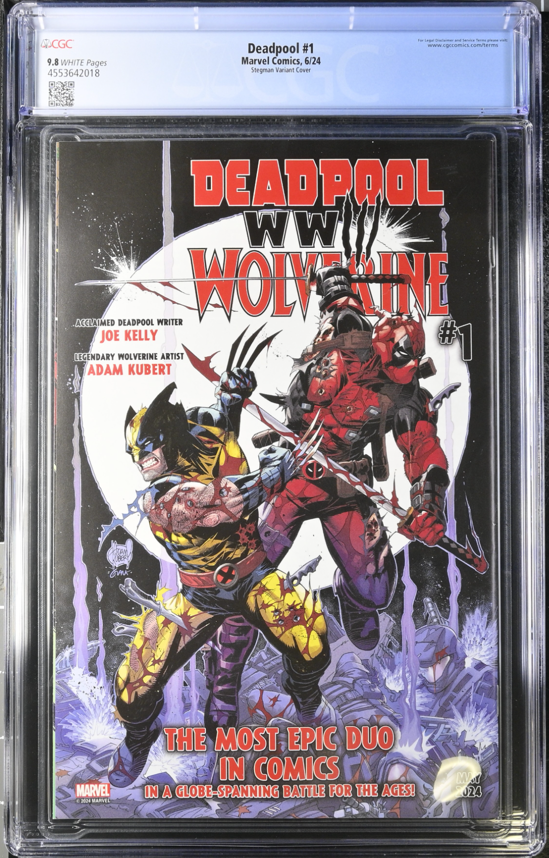 Deadpool #1 Stegman 1:25 Retailer Incentive Variant CGC 9.8