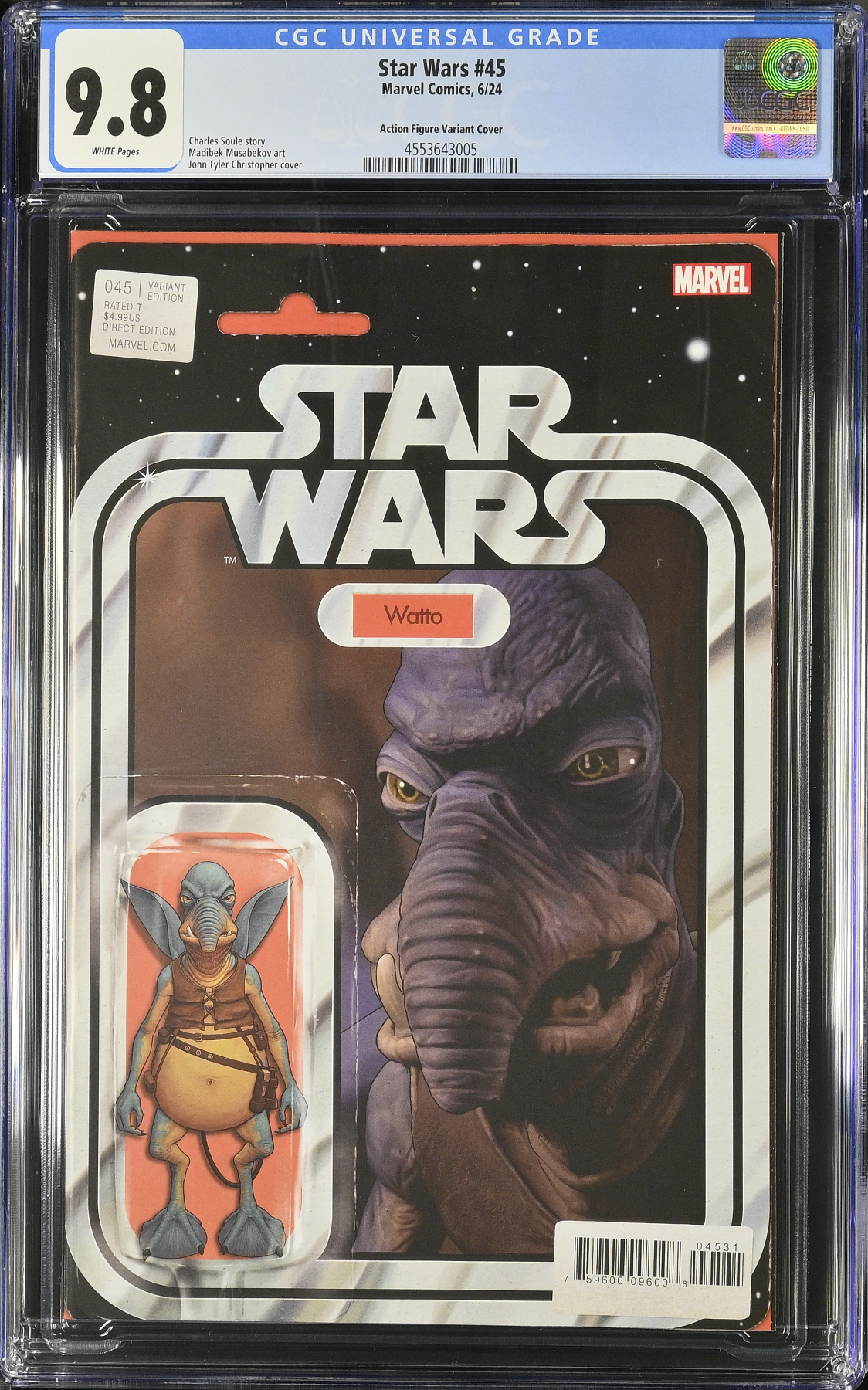 Star Wars #45 Action Figure Variant CGC 9.8