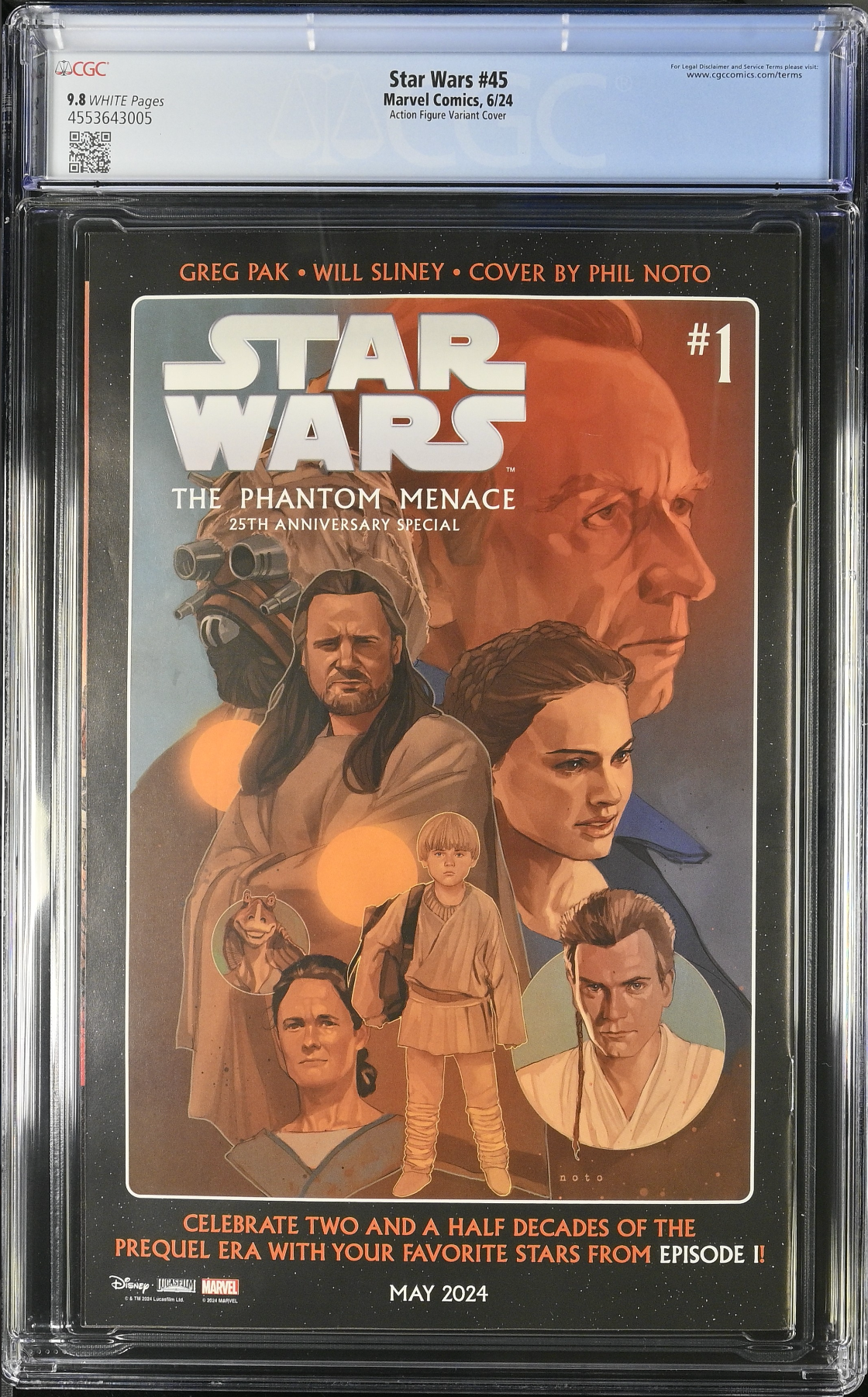 Star Wars #45 Action Figure Variant CGC 9.8