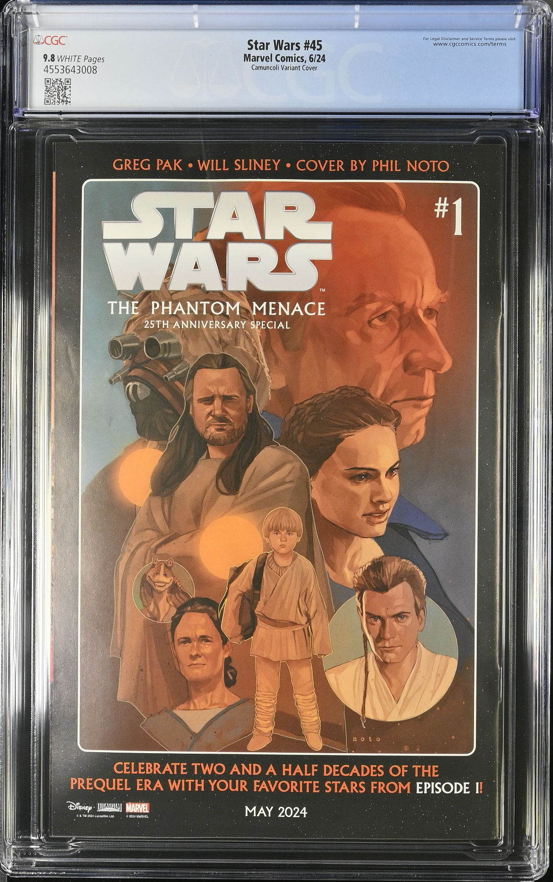 Star Wars #45 Camuncoli Variant CGC 9.8