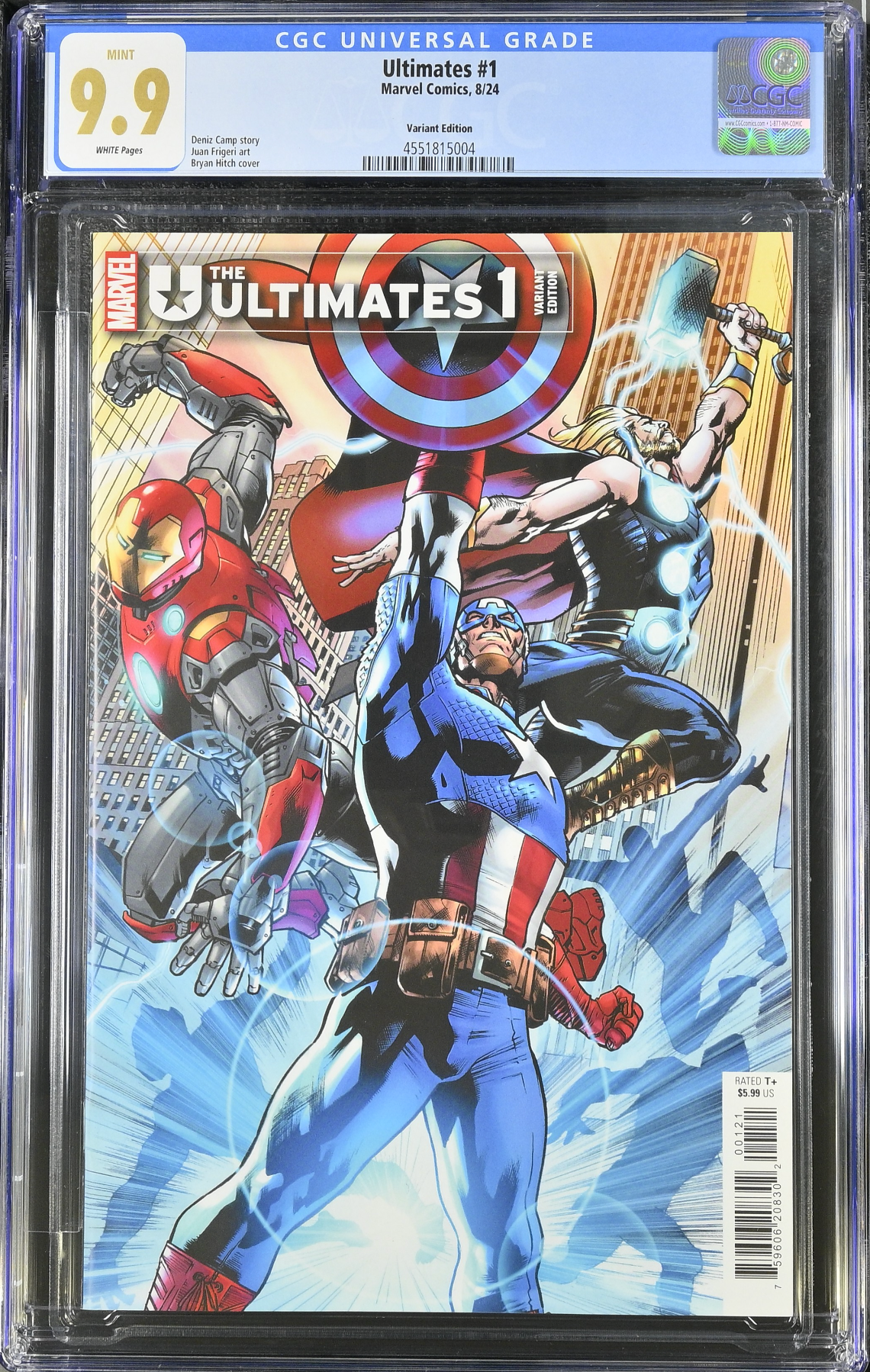 The Ultimates #1 Hitch Variant CGC 9.9