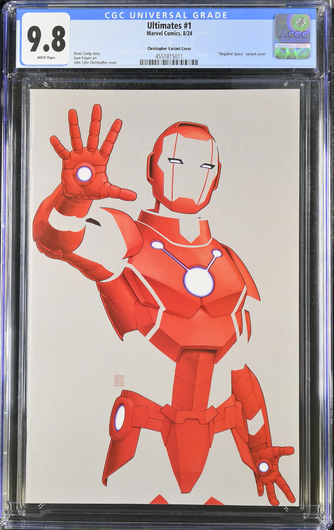 The Ultimates #1 Christopher Negative Space Variant CGC 9.8