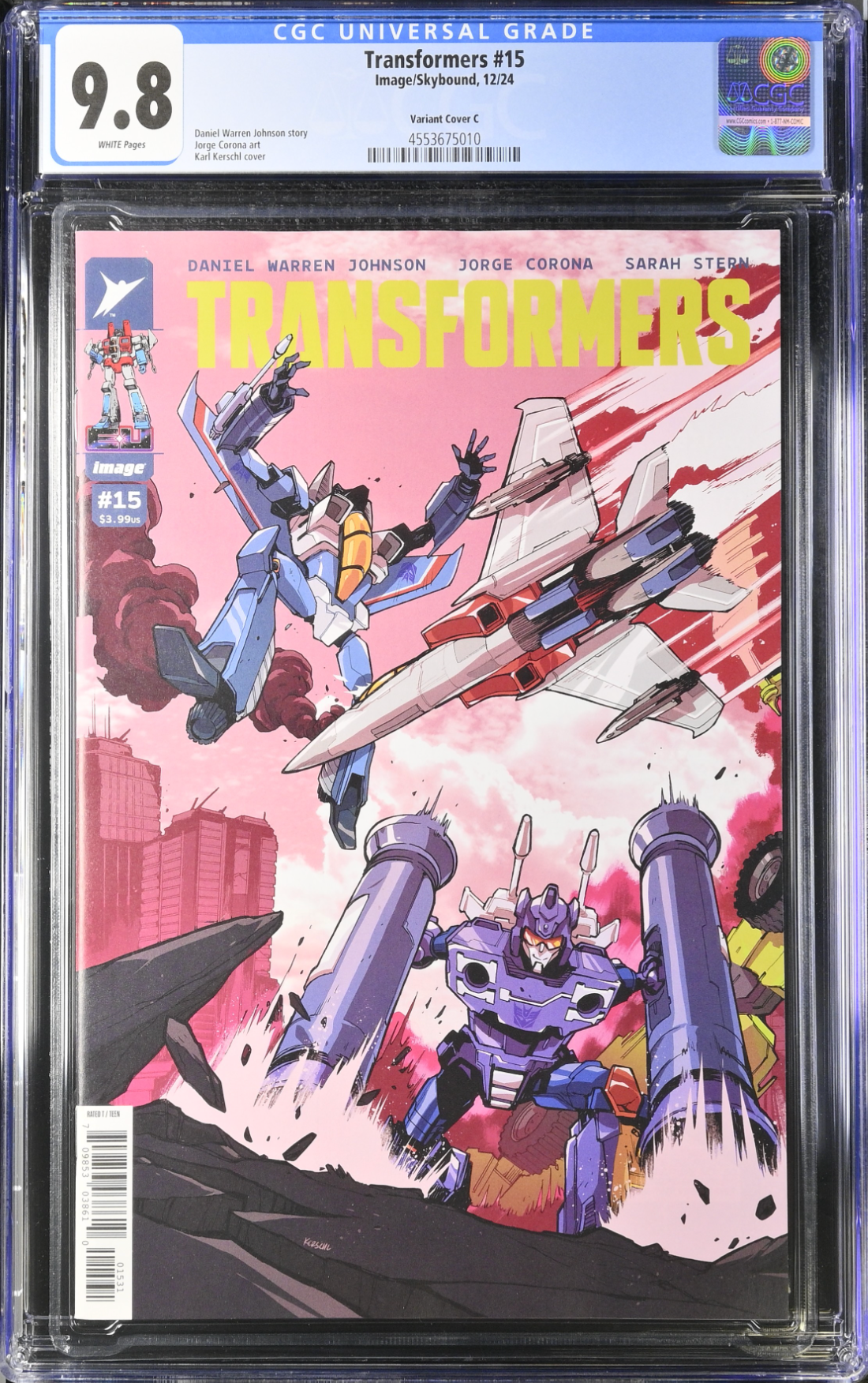 Transformers #15 Kerschl 1:10 Retailer Incentive Variant CGC 9.8