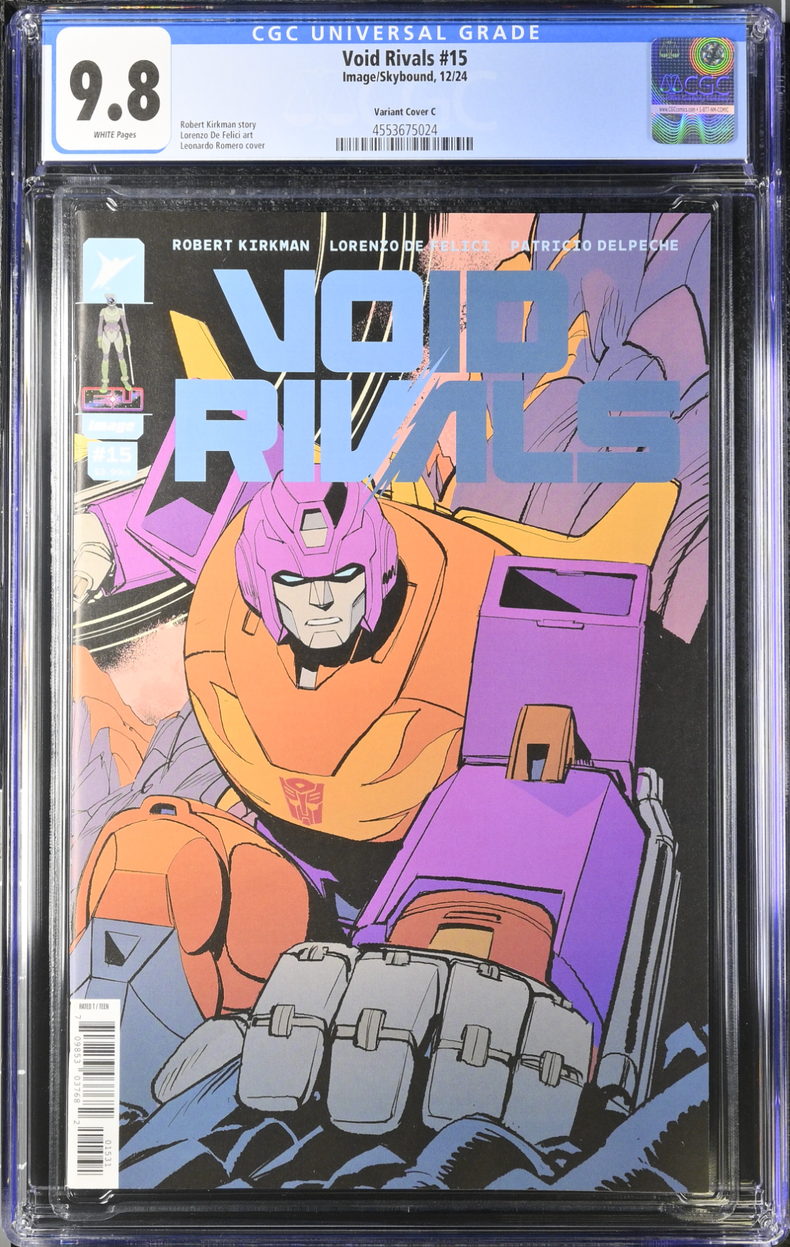 Void Rivals #15 Romero 1:10 Retailer Incentive Variant CGC 9.8