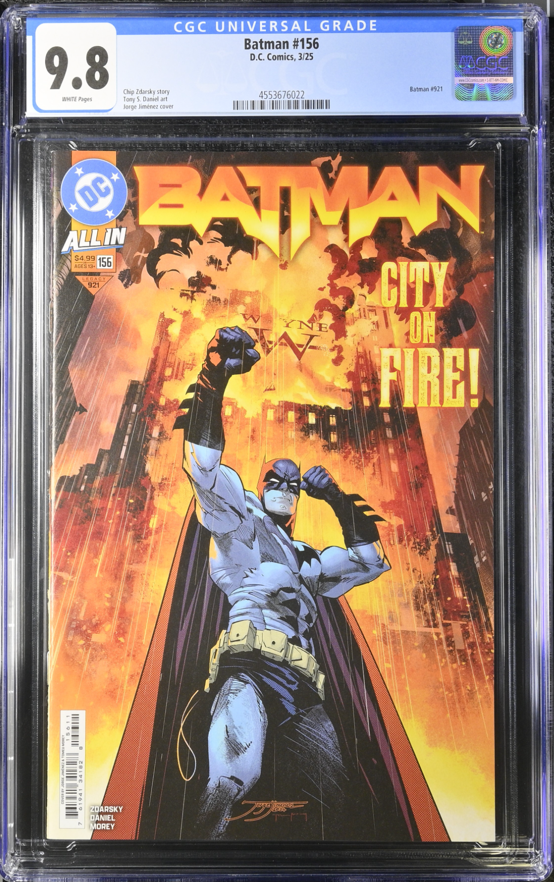 Batman #156 CGC 9.8