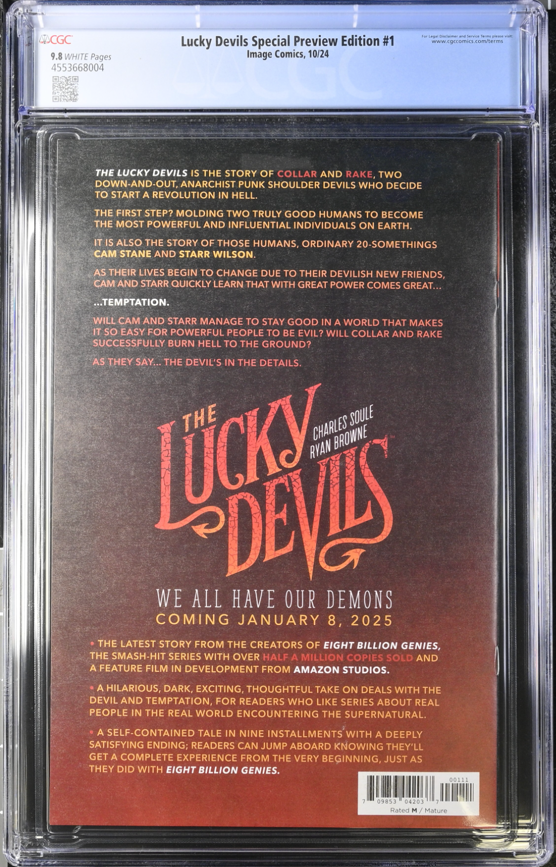 Lucky Devils Special Preview Edition #1 CGC 9.8