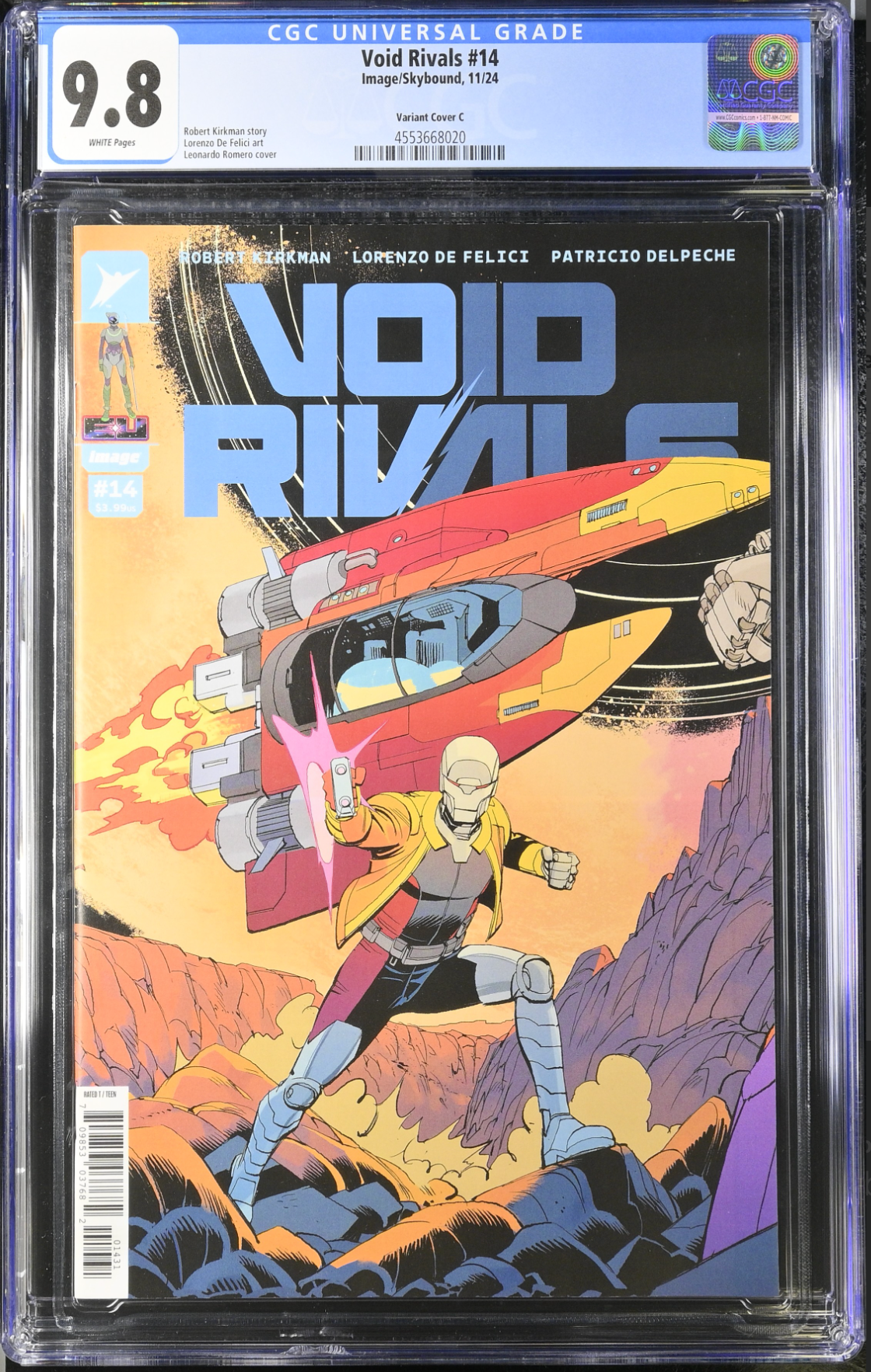 Void Rivals #14 Romero 1:10 Retailer Incentive Variant CGC 9.8