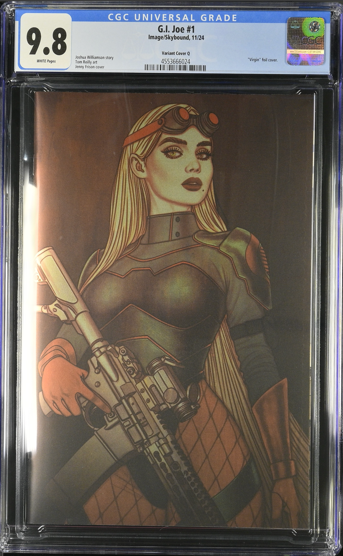 G.I. Joe #1 - Cover Q - Frison Foil Variant CGC 9.8