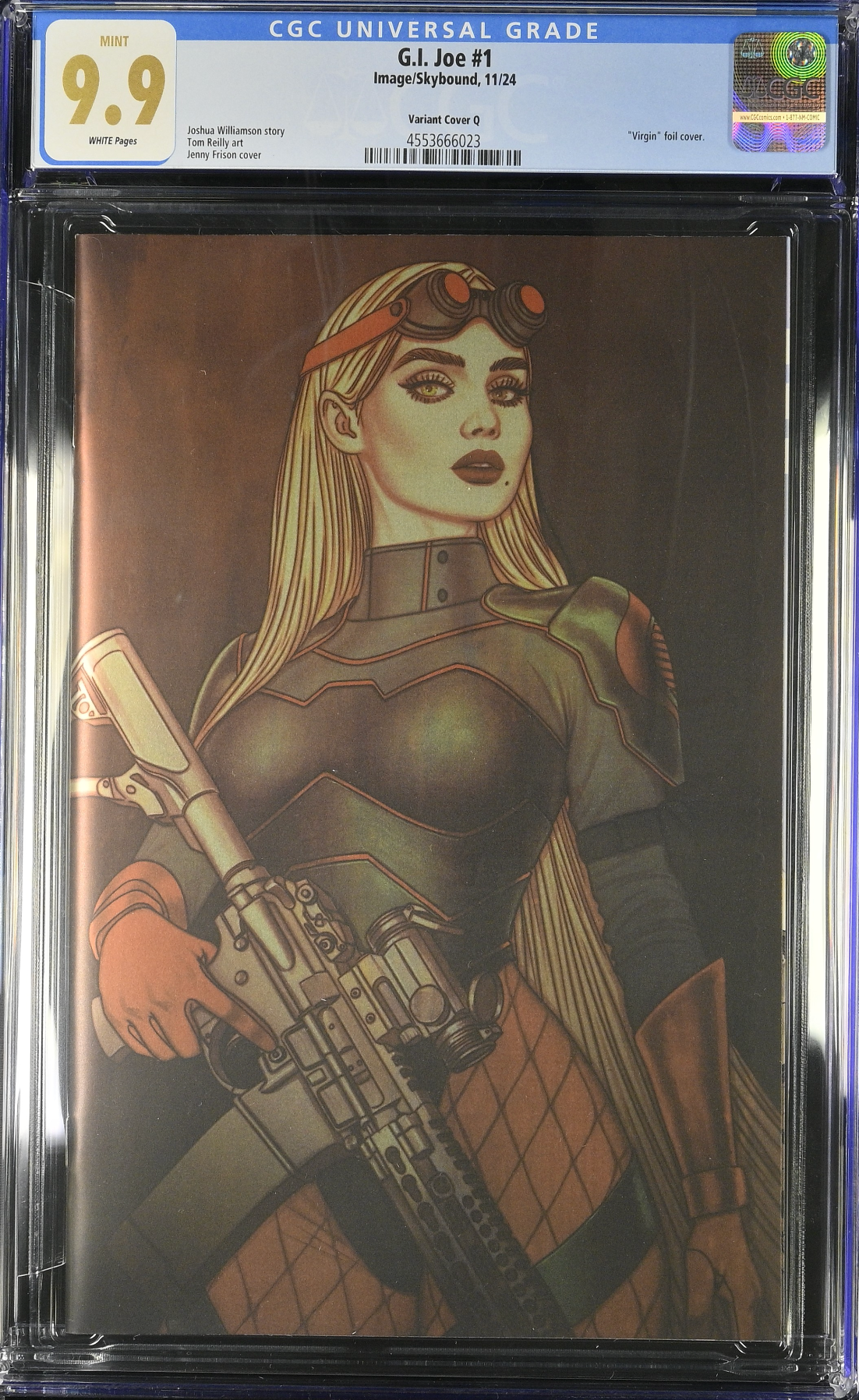 G.I. Joe #1 - Cover Q - Frison Foil Variant CGC 9.9