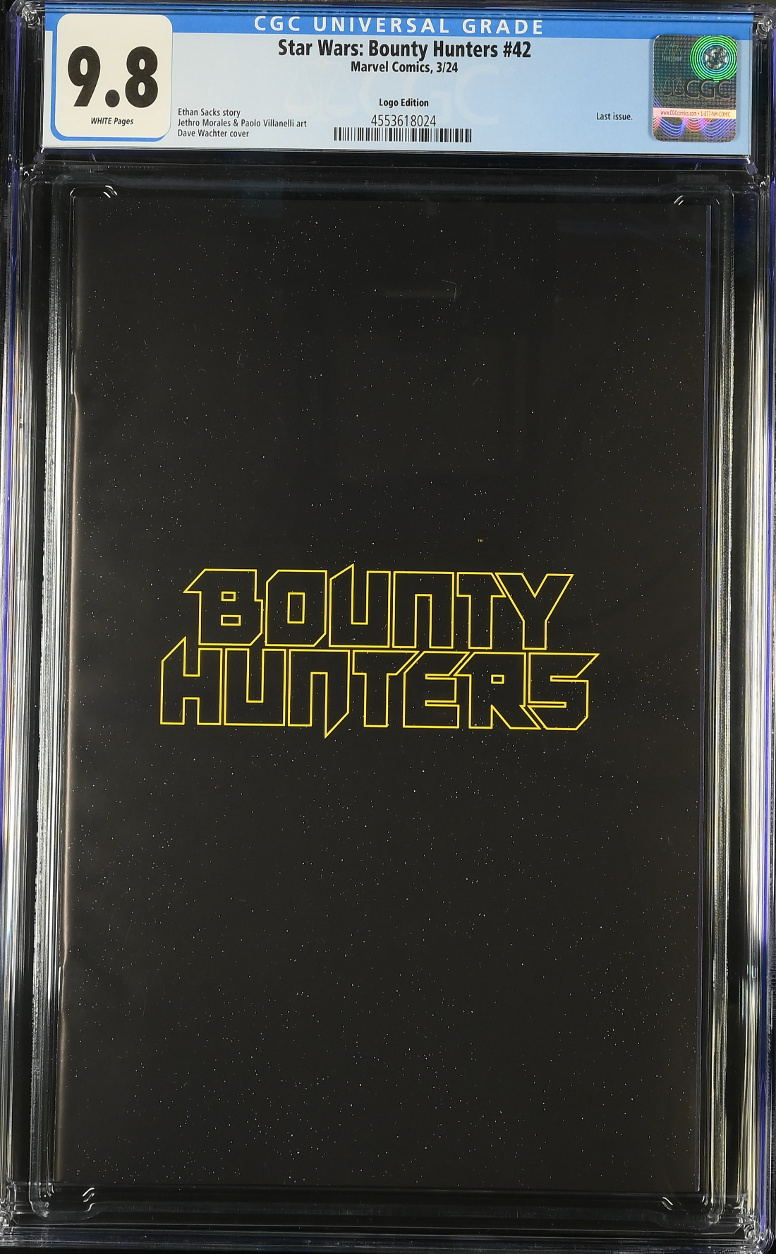 Star Wars: Bounty Hunters #42 Logo Variant CGC 9.8