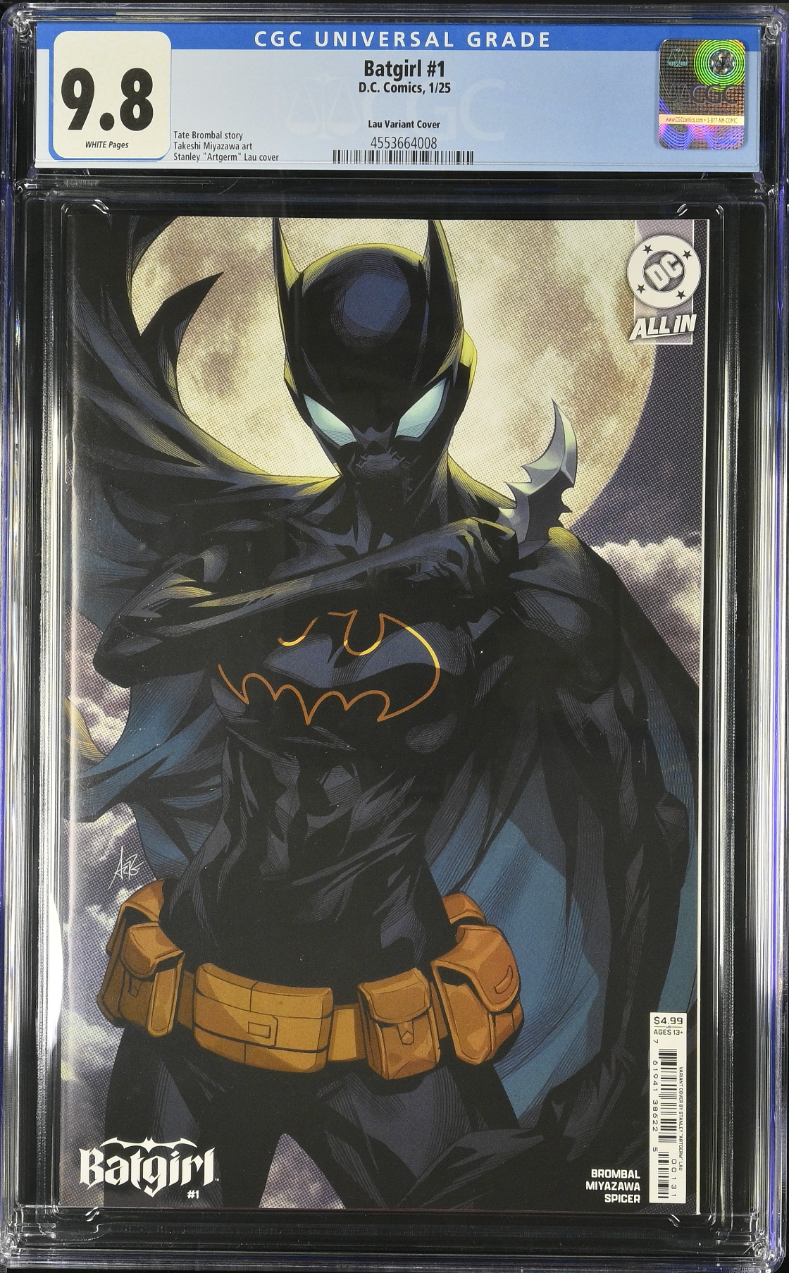 Batgirl #1 Artgerm Variant CGC 9.8