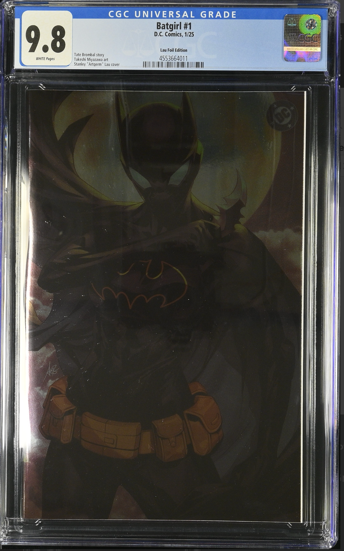 Batgirl #1 Artgerm Foil Variant CGC 9.8