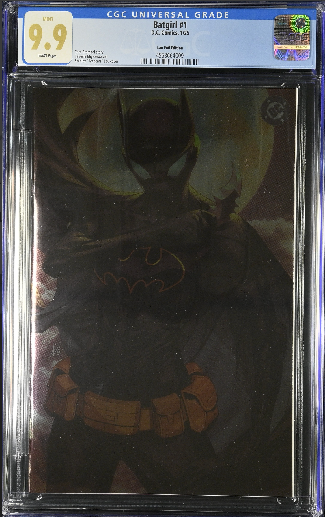 Batgirl #1 Artgerm Foil Variant CGC 9.9