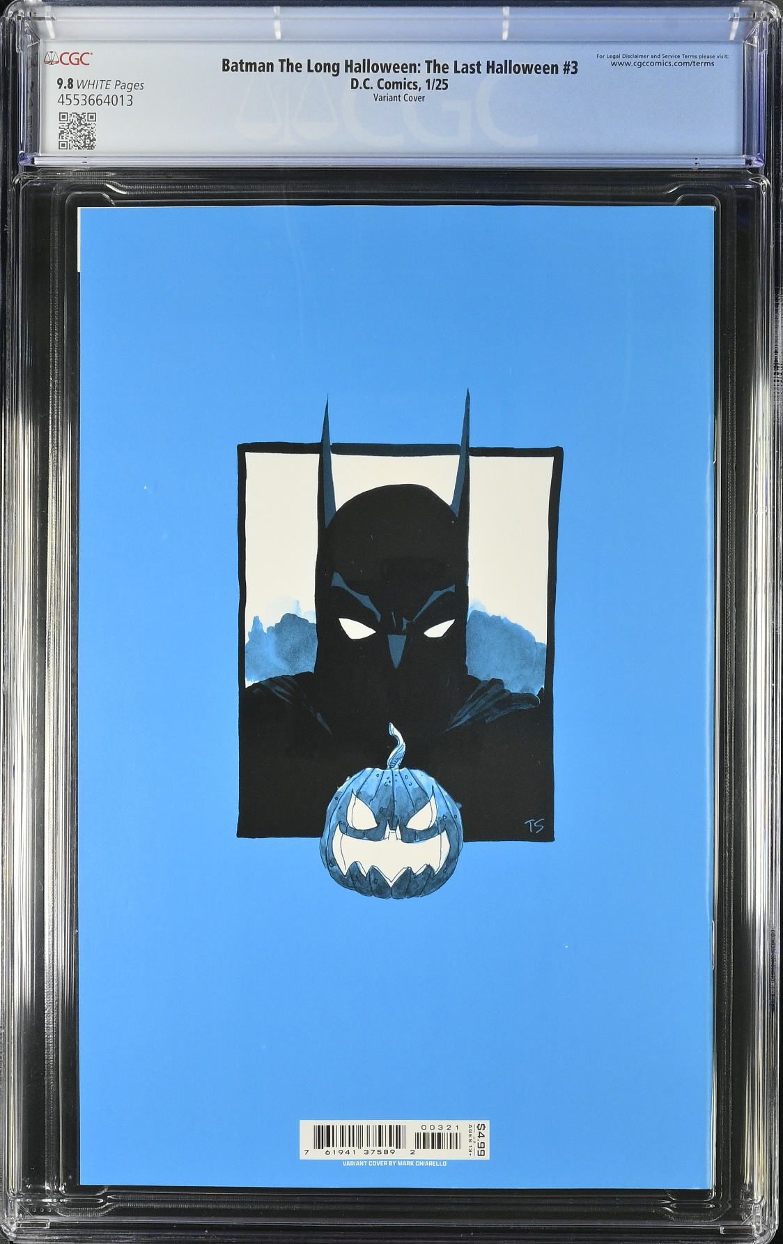 Batman: The Long Halloween - The Last Halloween #3 Chiarello Variant CGC 9.8