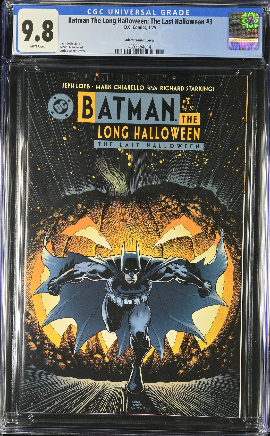 Batman: The Long Halloween - The Last Halloween #3 Adams Variant CGC 9.8