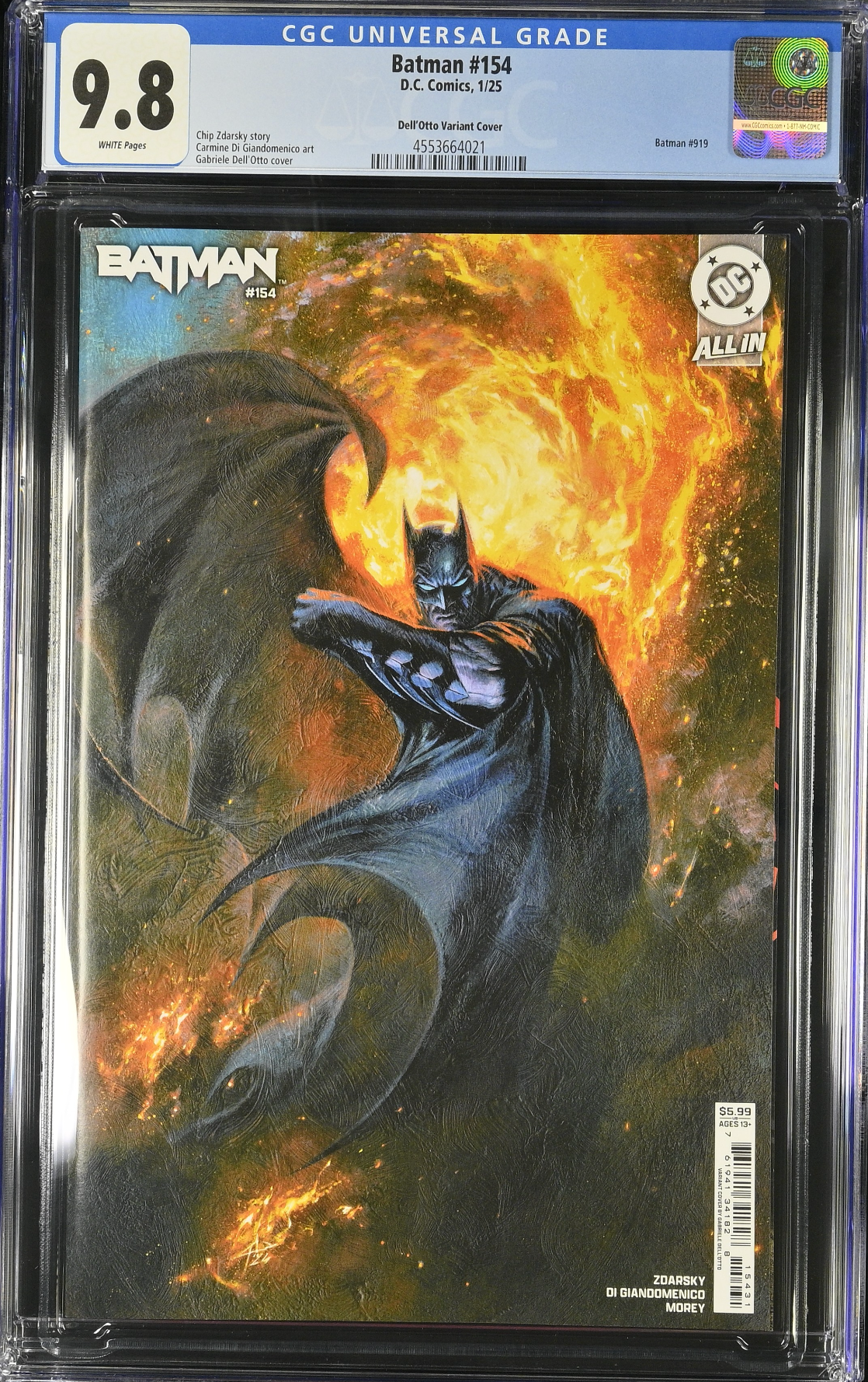 Batman #154 Dell'Otto Variant CGC 9.8