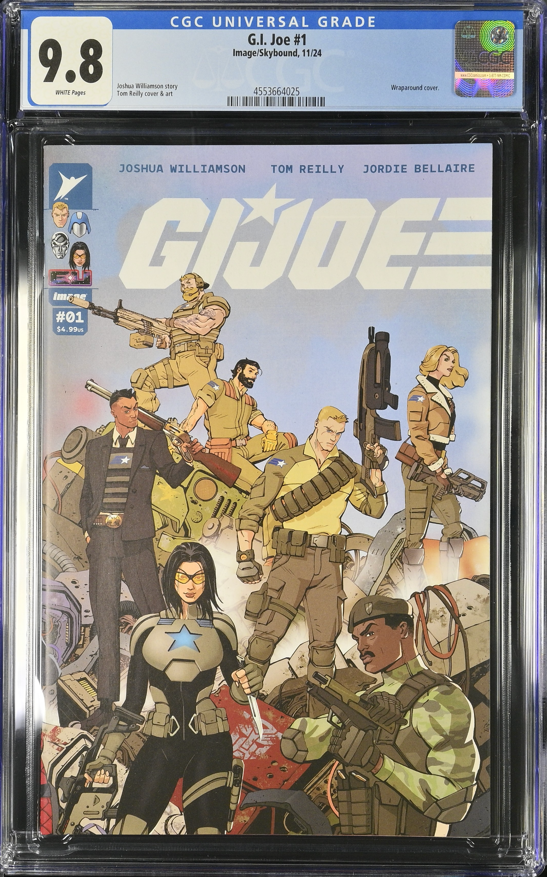 G.I. Joe #1 - Cover A - Reilly Wraparound CGC 9.8