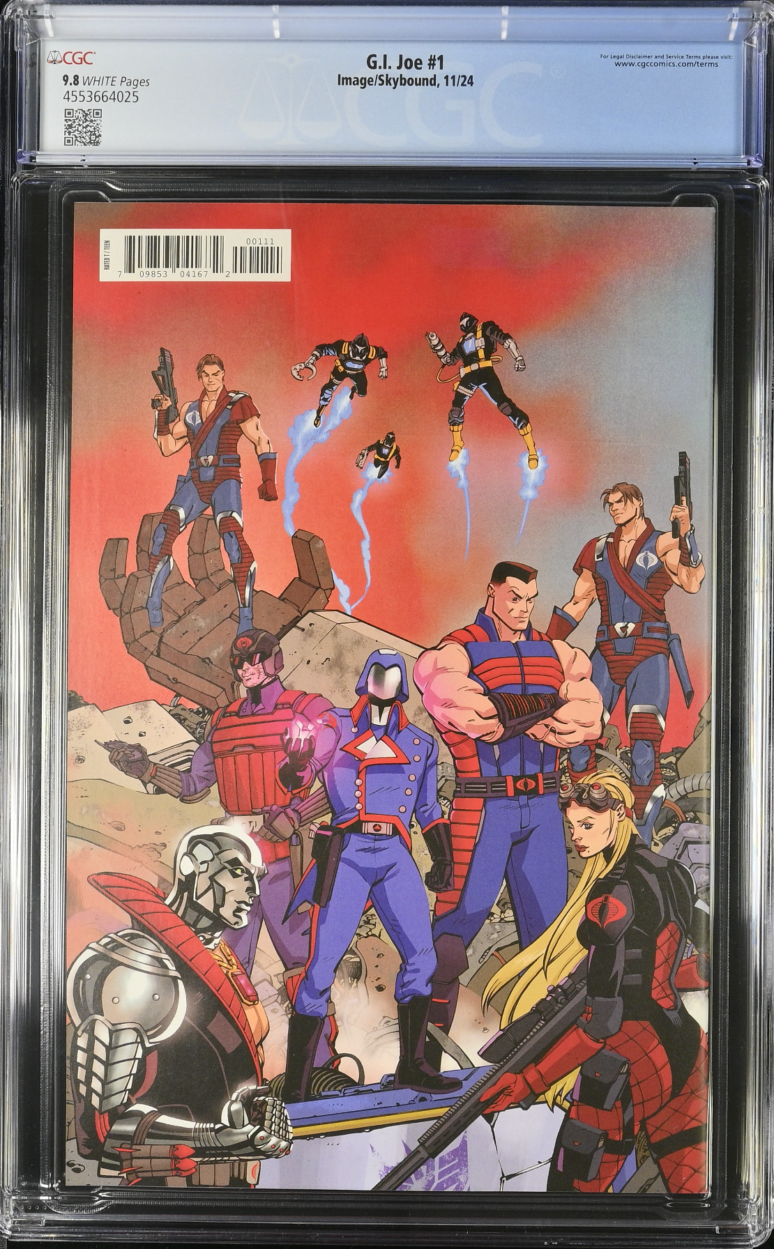 G.I. Joe #1 - Cover A - Reilly Wraparound CGC 9.8