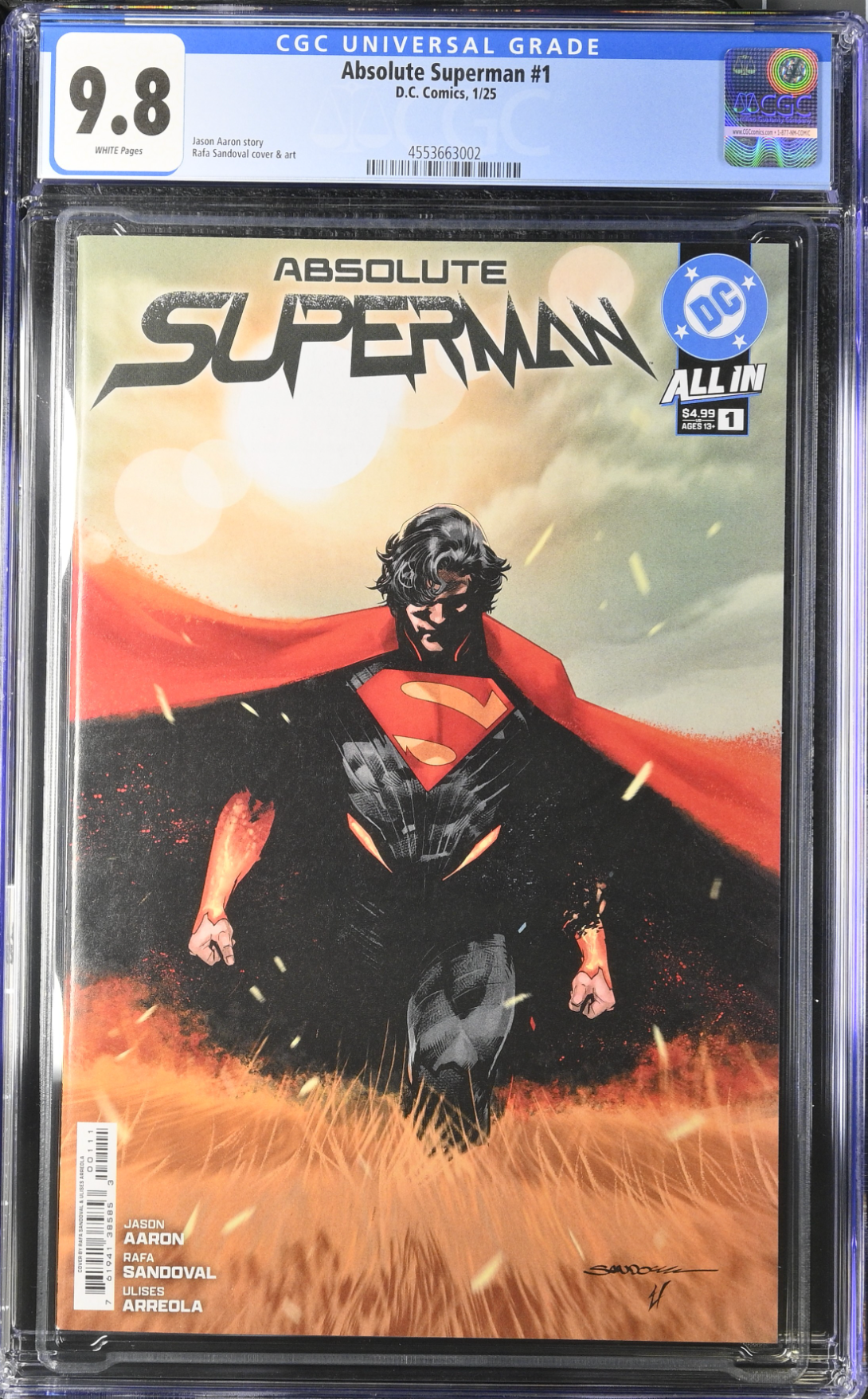 Absolute Superman #1 CGC 9.8