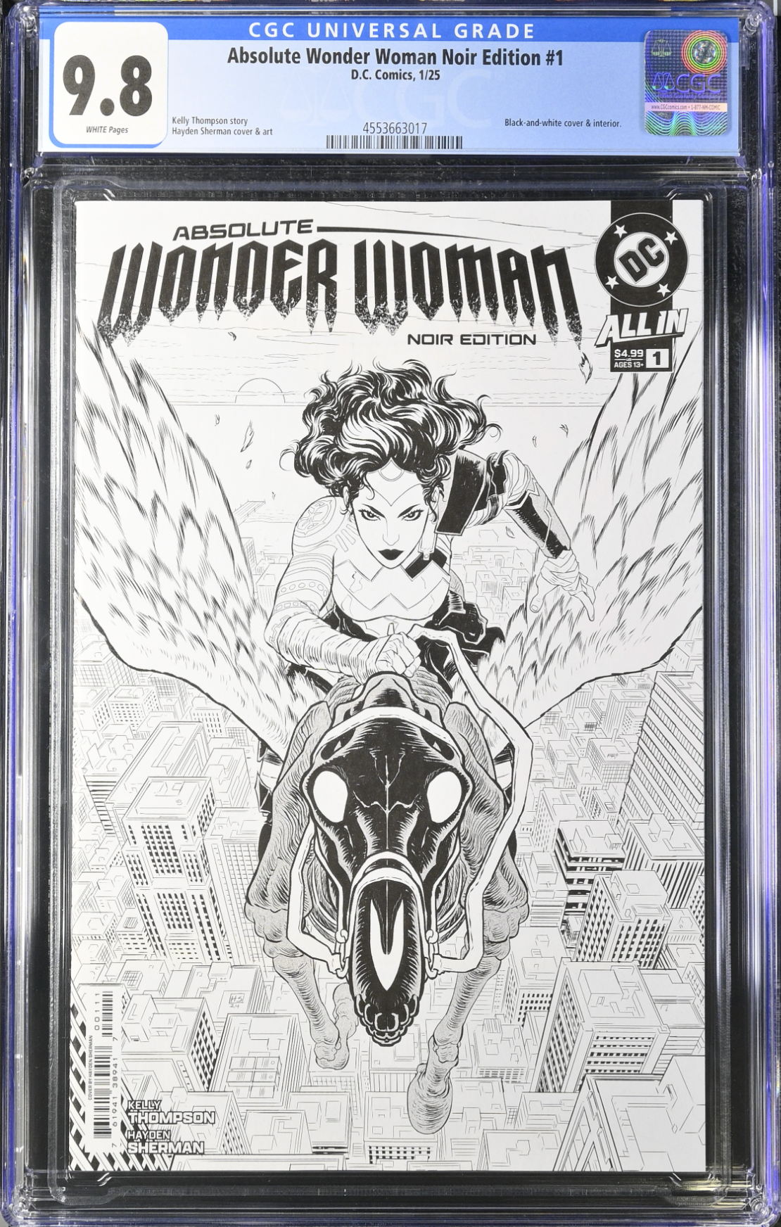 Absolute Wonder Woman Noir Edition #1 CGC 9.8