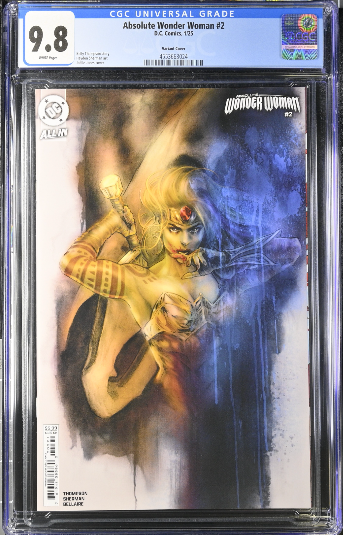 Absolute Wonder Woman #2 Jones Variant CGC 9.8