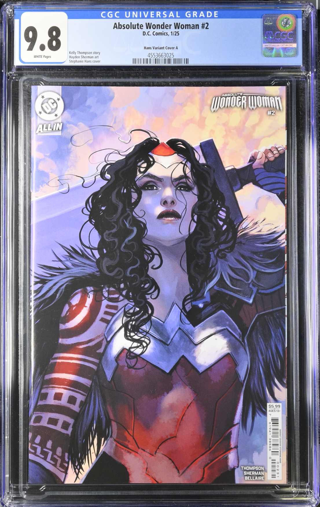 Absolute Wonder Woman #2 Hans Variant CGC 9.8