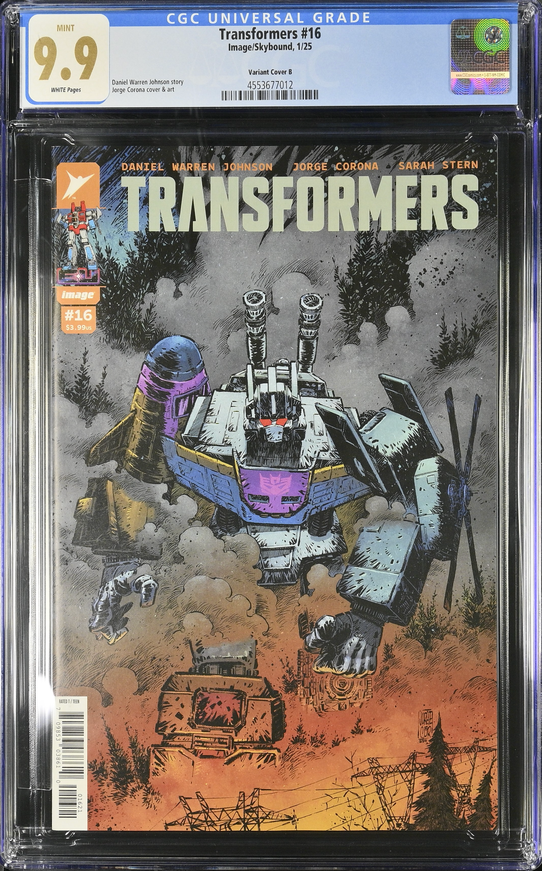 Transformers #16 Corona Variant CGC 9.9