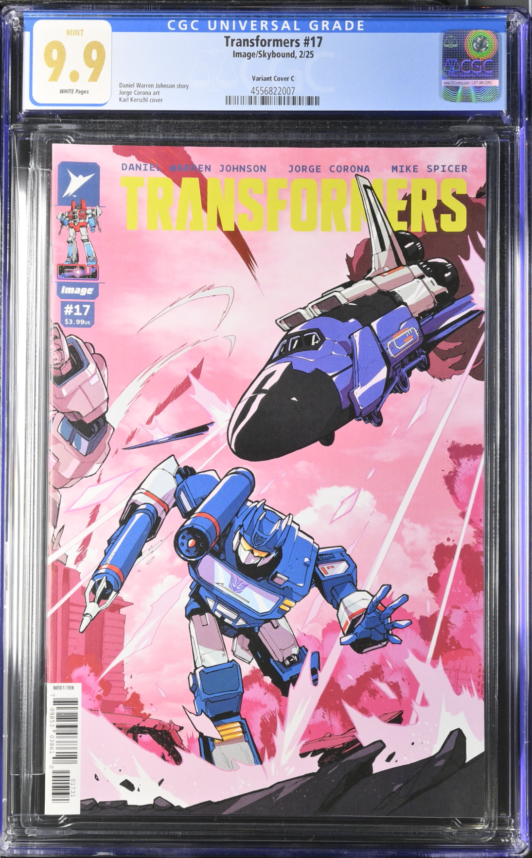 Transformers #17 Kerschl 1:10 Retailer Incentive Variant CGC 9.9