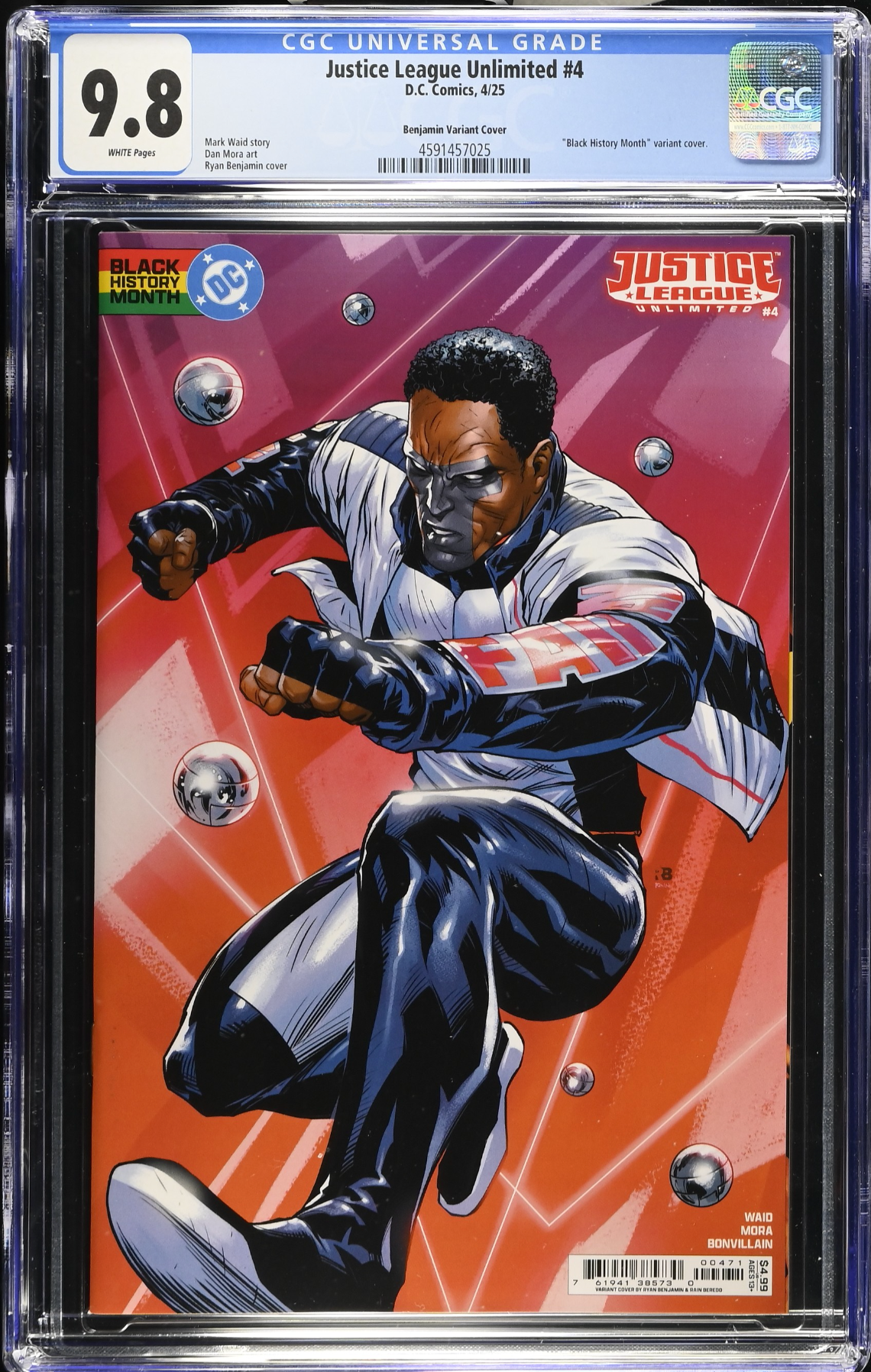 Justice League Unlimited #4 Benjamin Variant CGC 9.8