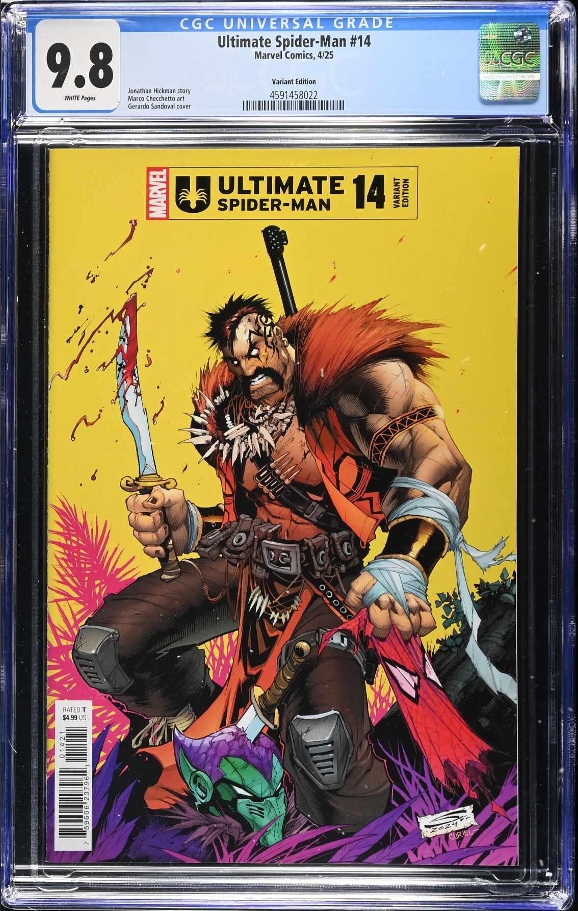 Ultimate Spider-Man #14 Sandoval Variant CGC 9.8