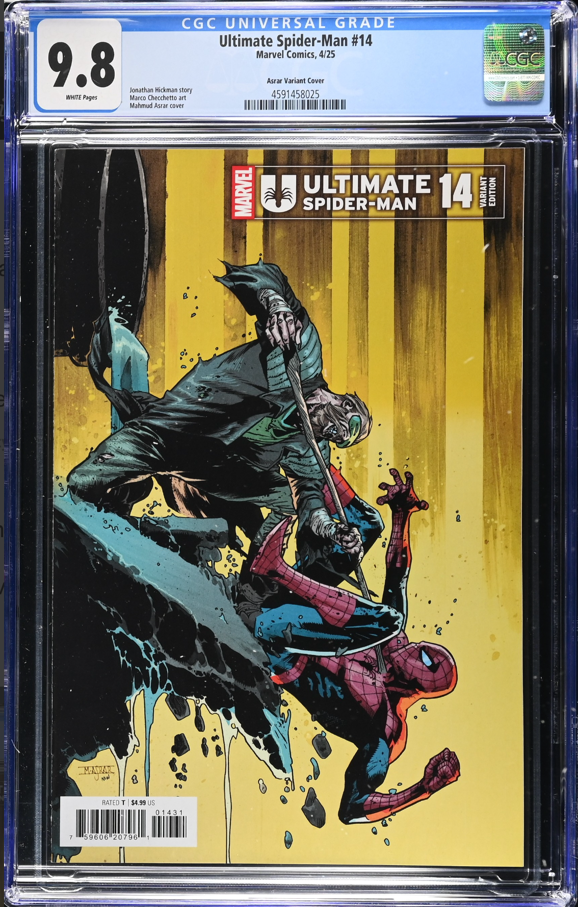 Ultimate Spider-Man #14 Asrar Variant CGC 9.8