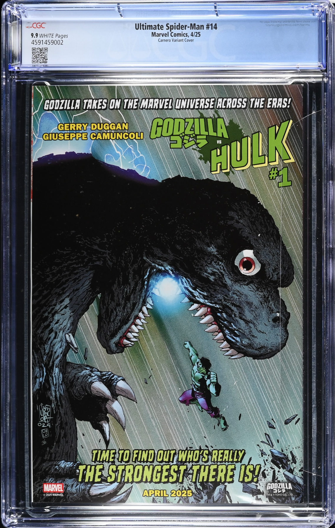 Ultimate Spider-Man #14 Carnero 1:25 Retailer Incentive Variant CGC 9.9