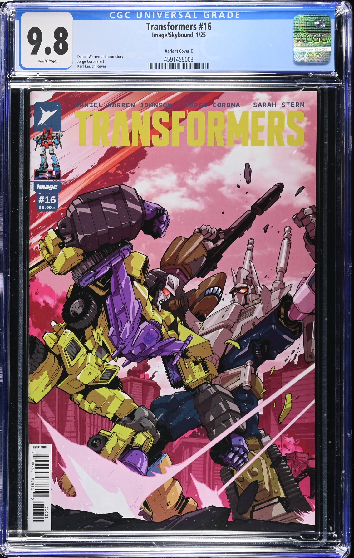 Transformers #16 Kerschl 1:10 Retailer Incentive Variant CGC 9.8