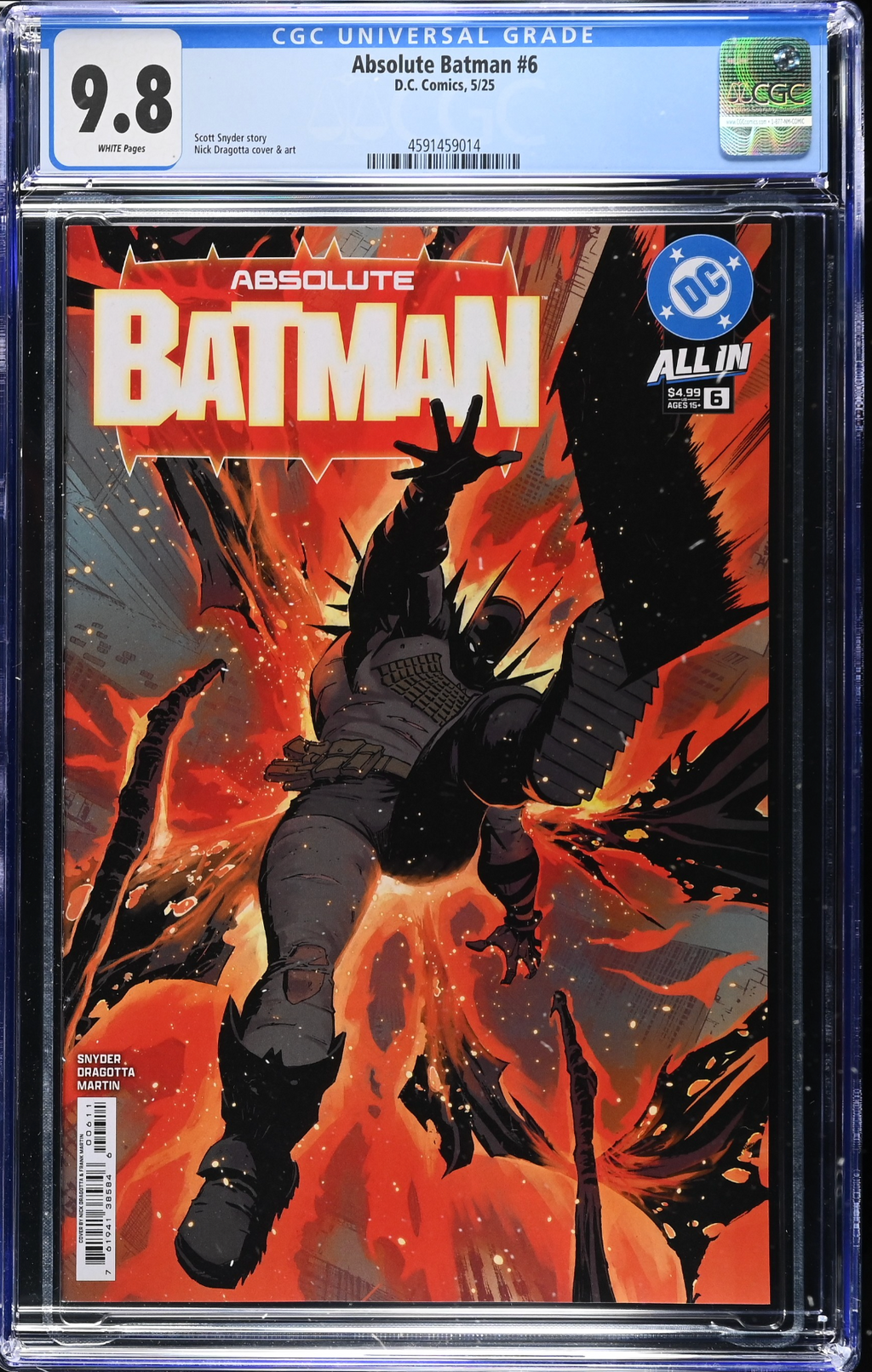 アメコミリーフ Batman #6 CGC 9.6 アメコミリーフ Batman #6 CGC 9.6 本