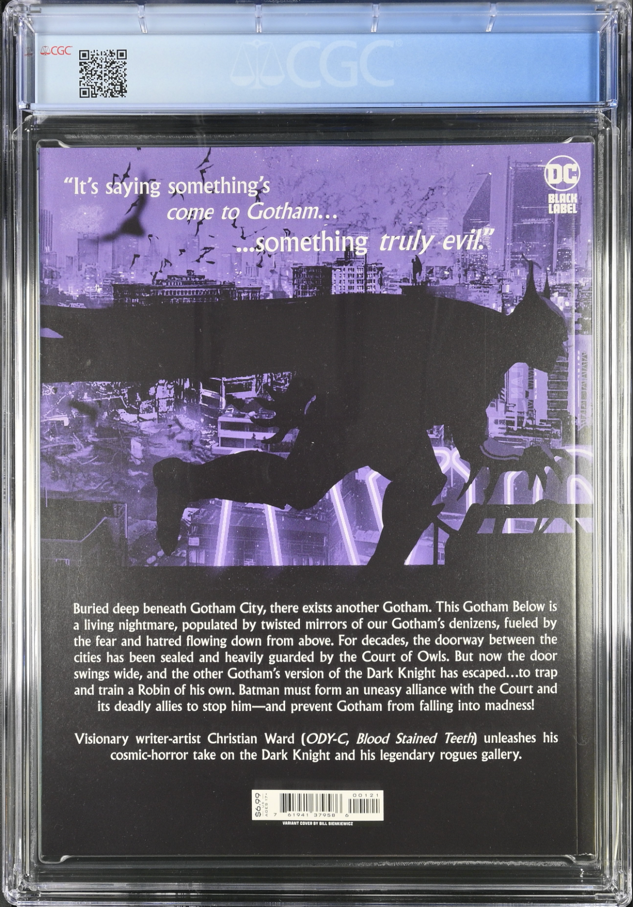 Batman: City of Madness #1 Seinkiewicz Variant CGC 9.8