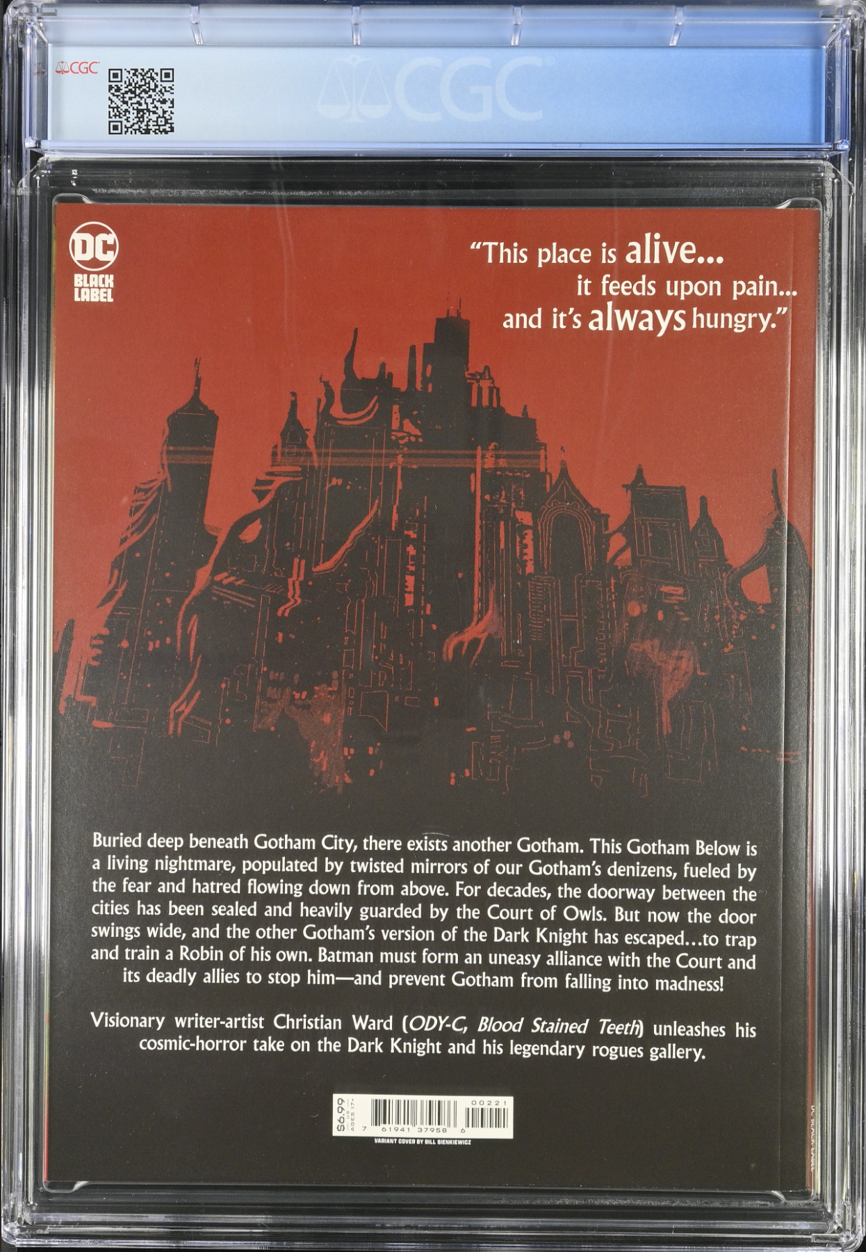 Batman: City of Madness #2 Sienkiewicz Variant CGC 9.8