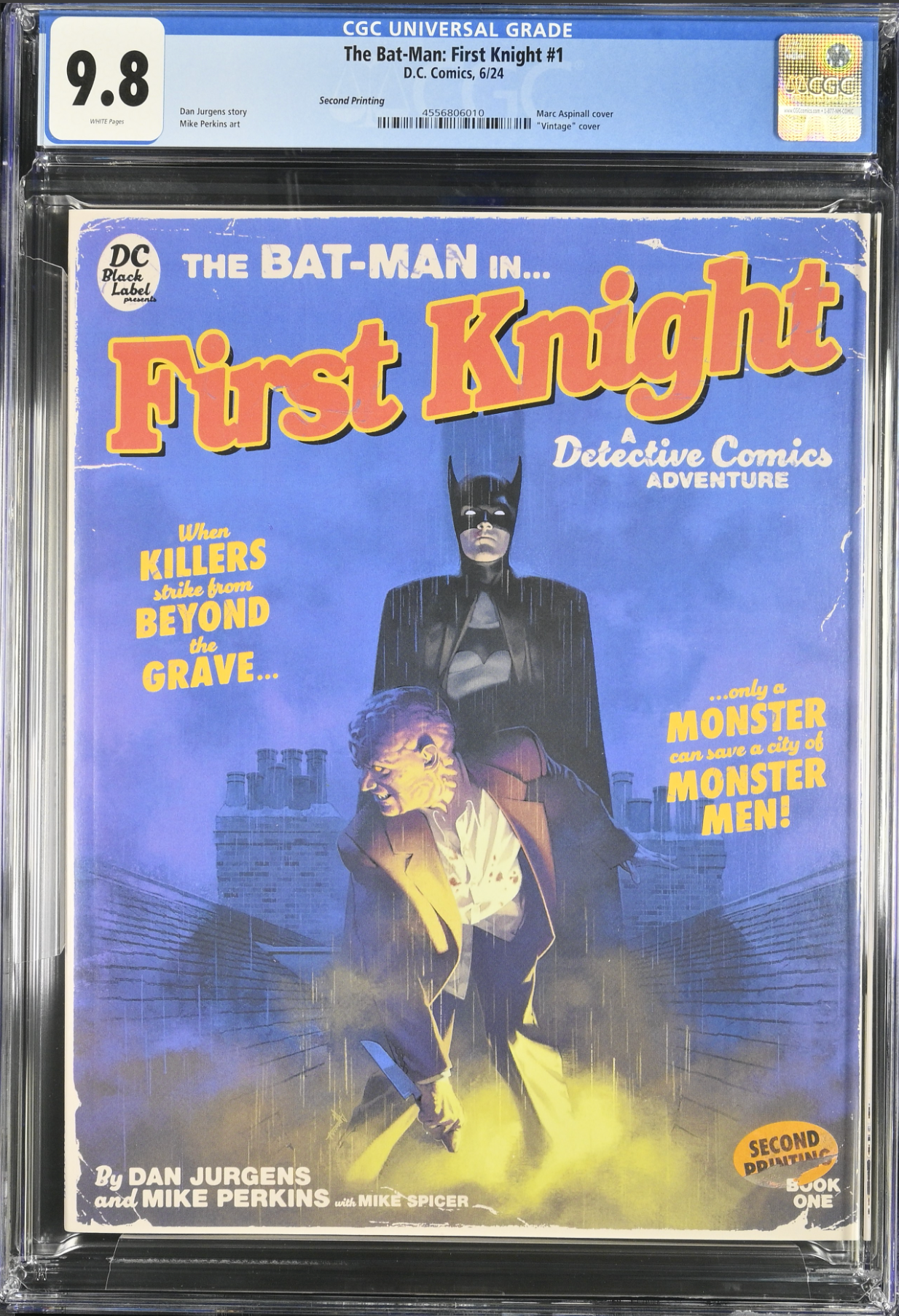 The Bat-Man: First Knight #1 Second Printing CGC 9.8