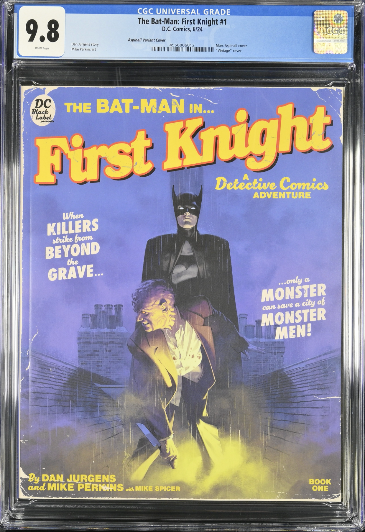 The Bat-Man: First Knight #1 Aspinall Variant CGC 9.8