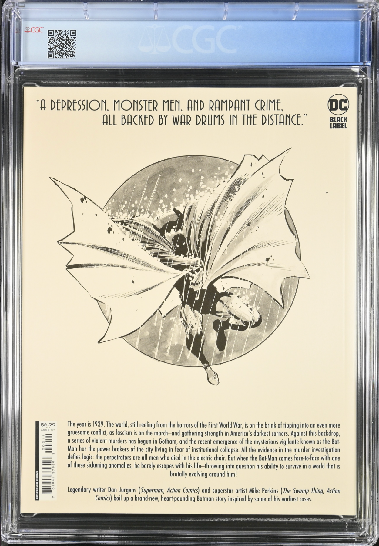 The Bat-Man: First Knight #2 CGC 9.8