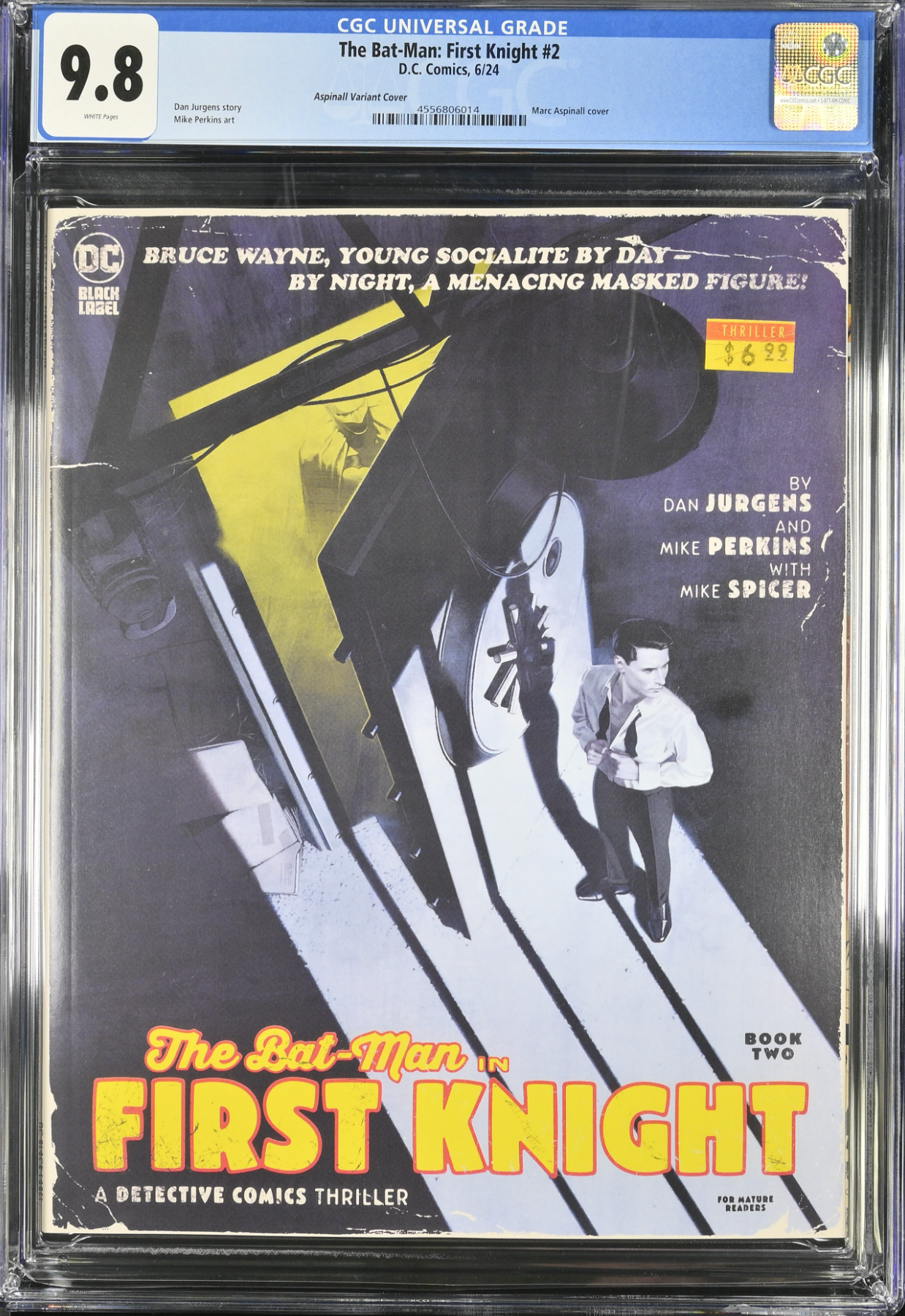 The Bat-Man: First Knight #2 Aspinall Variant CGC 9.8