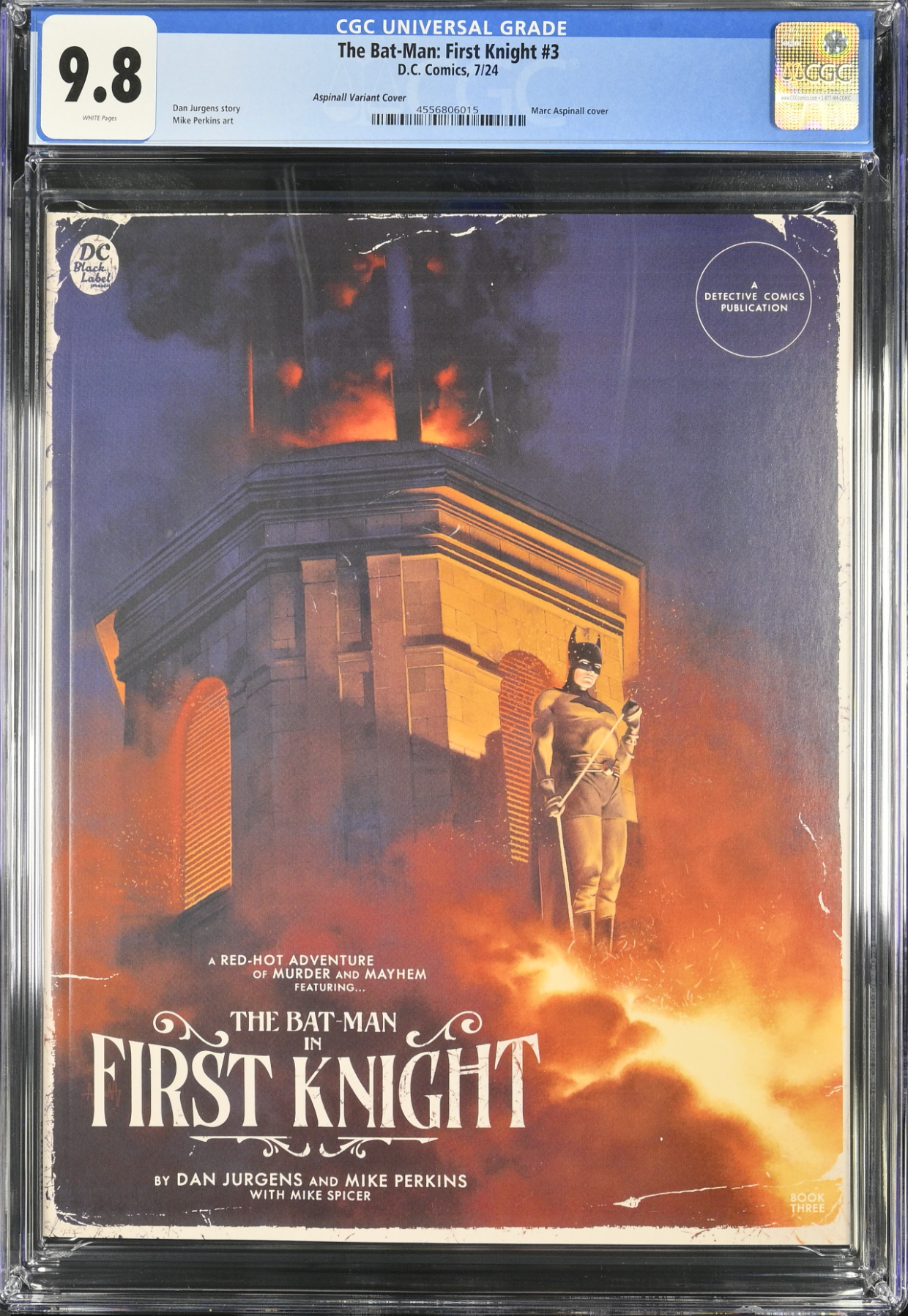 The Bat-Man: First Knight #3 Aspinall Variant CGC 9.8