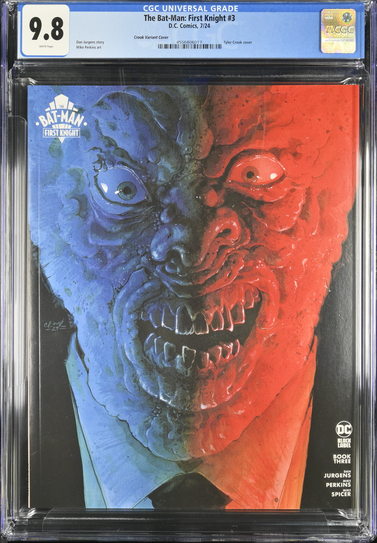 The Bat-Man: First Knight #3 Crook Variant CGC 9.8