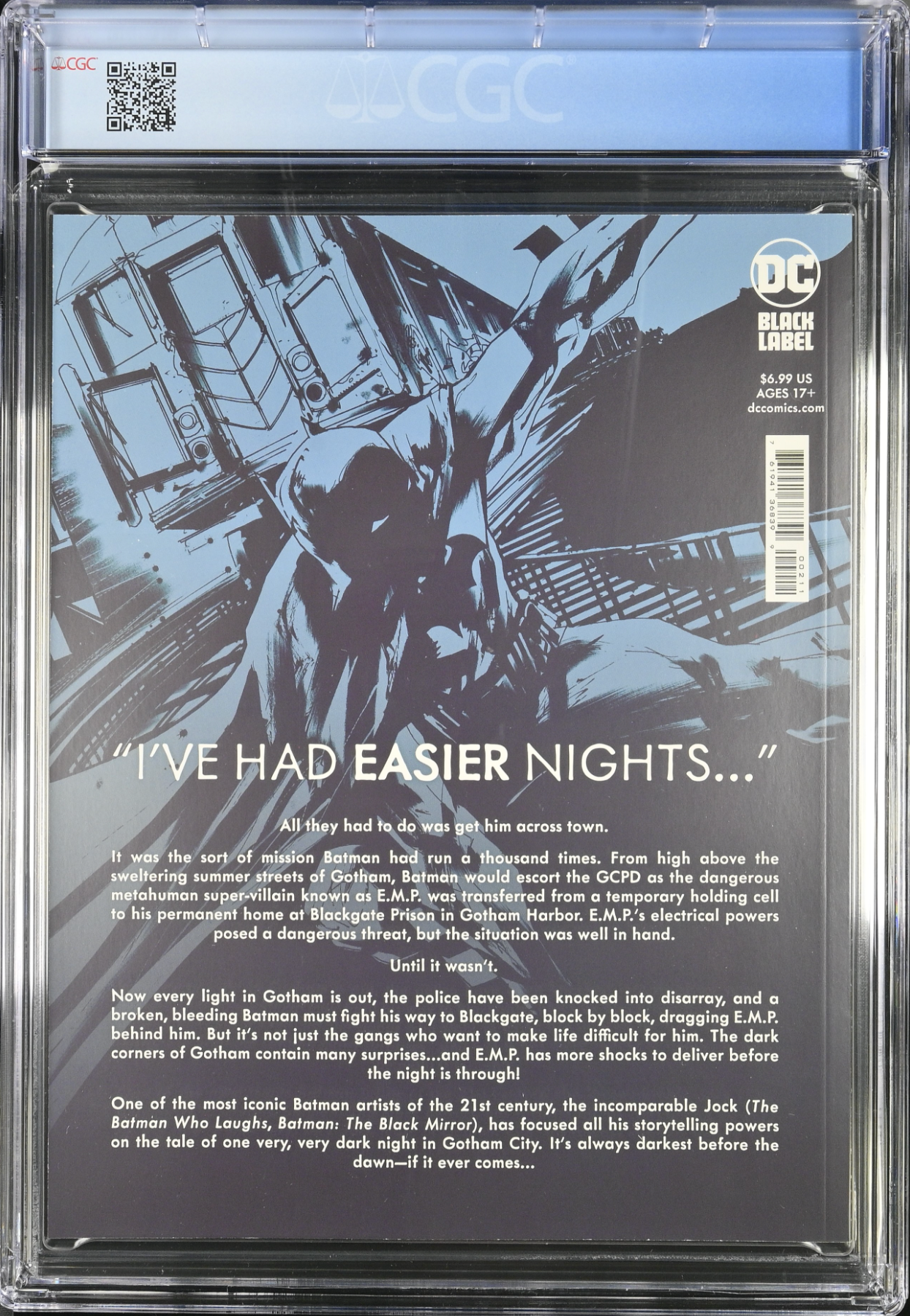 Batman: One Dark Knight #2 CGC 9.8 DC Black Label