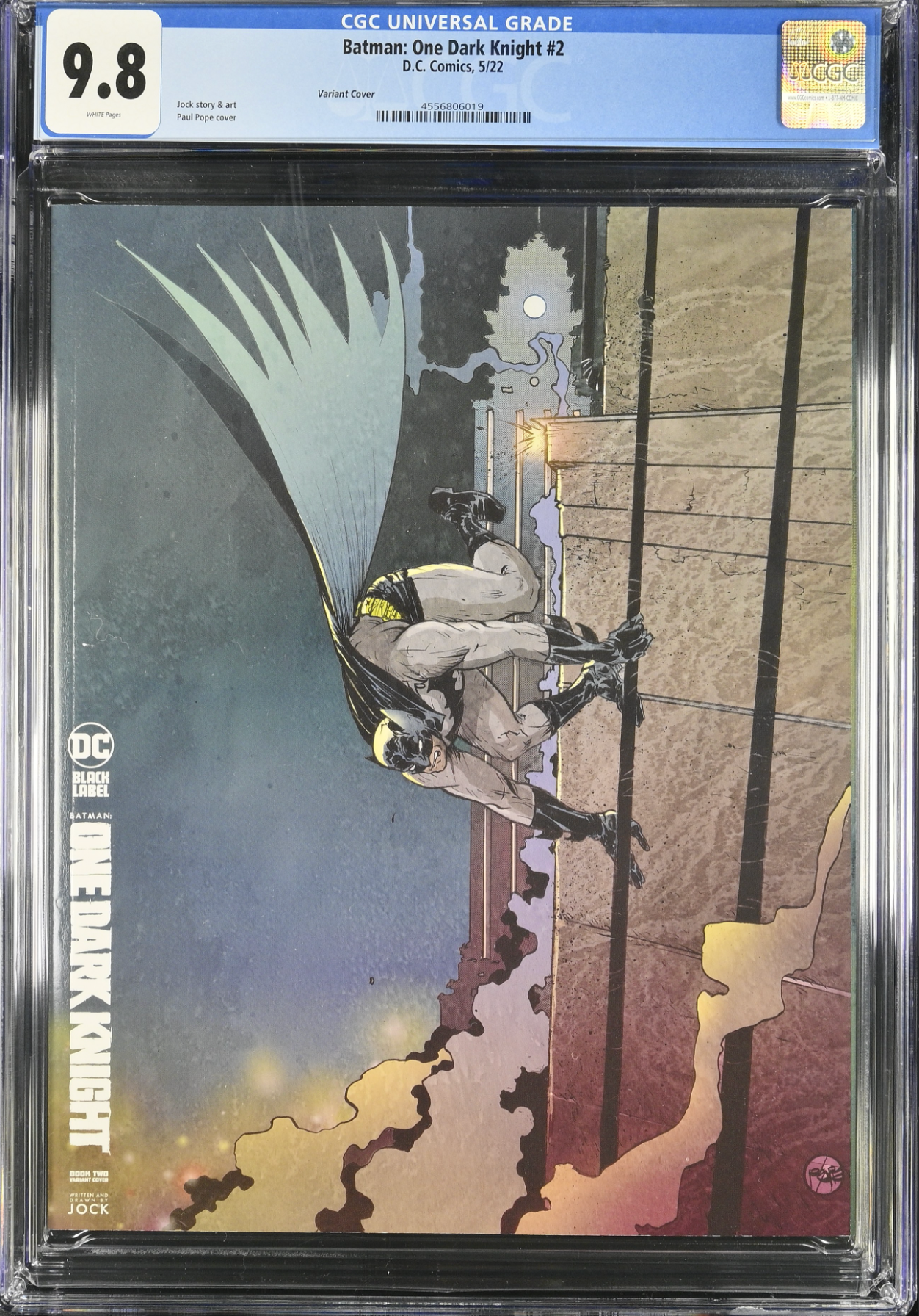 Batman: One Dark Knight #2 Pope Variant CGC 9.8 DC Black Label