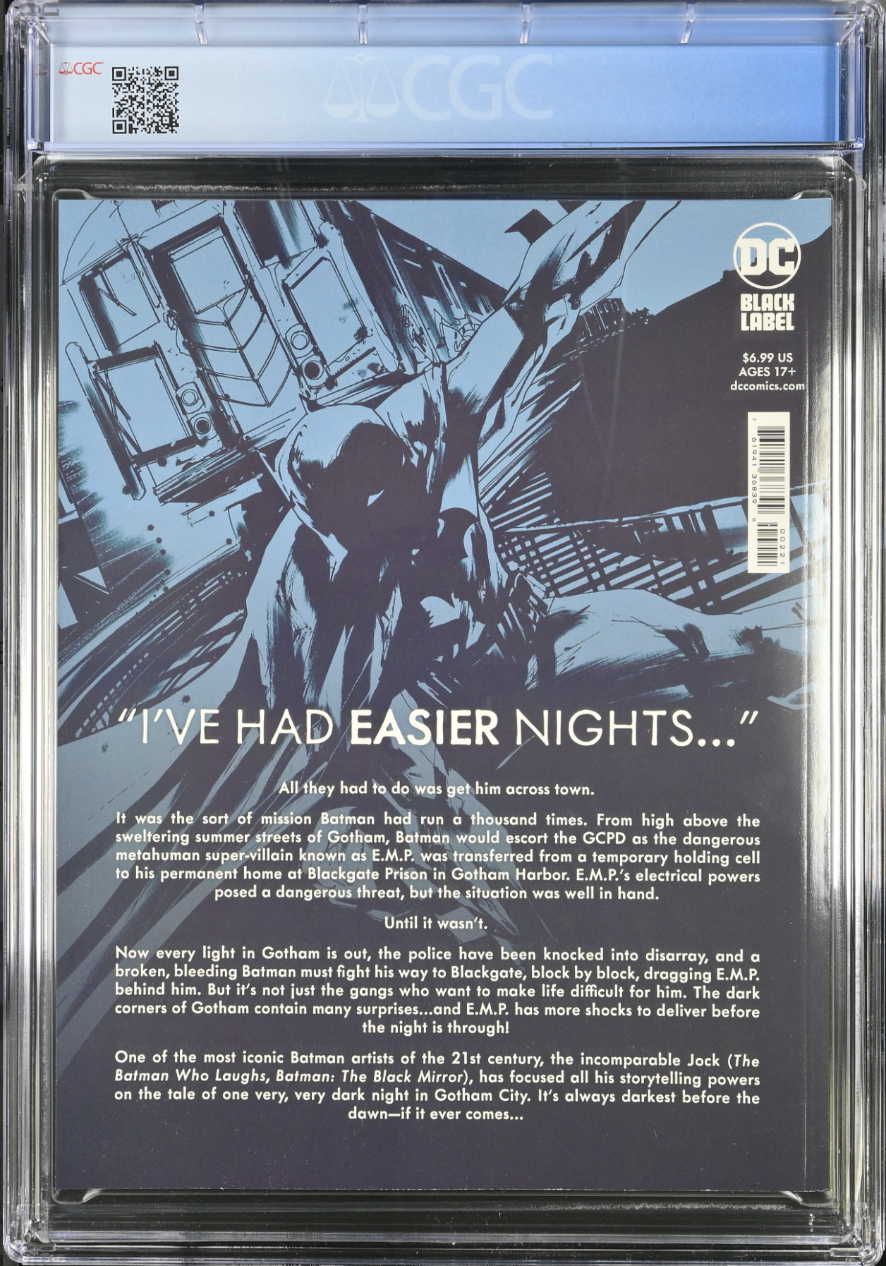 Batman: One Dark Knight #2 Pope Variant CGC 9.8 DC Black Label