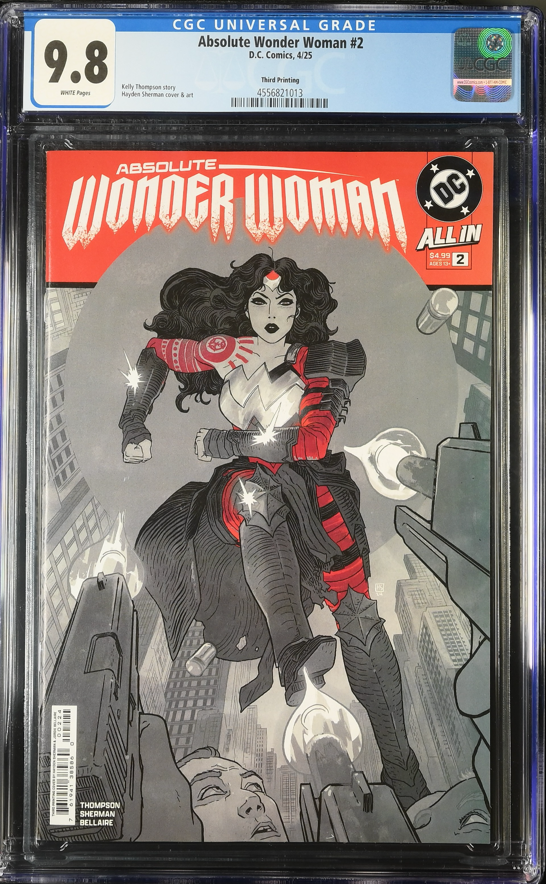 Absolute Wonder Woman #2 Third Printing CGC 9.8